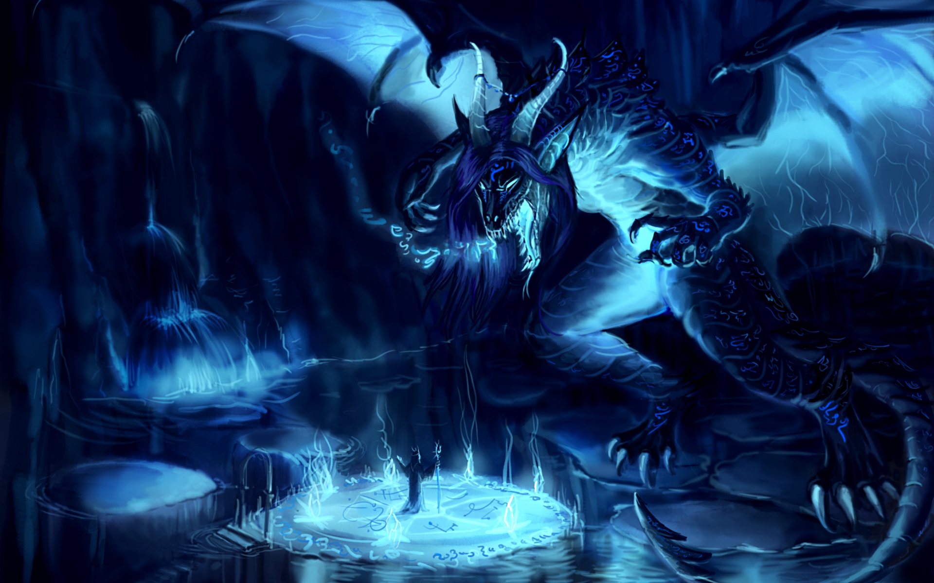 Free download wallpaper Fantasy, Wings, Dragon, Creature on your PC desktop