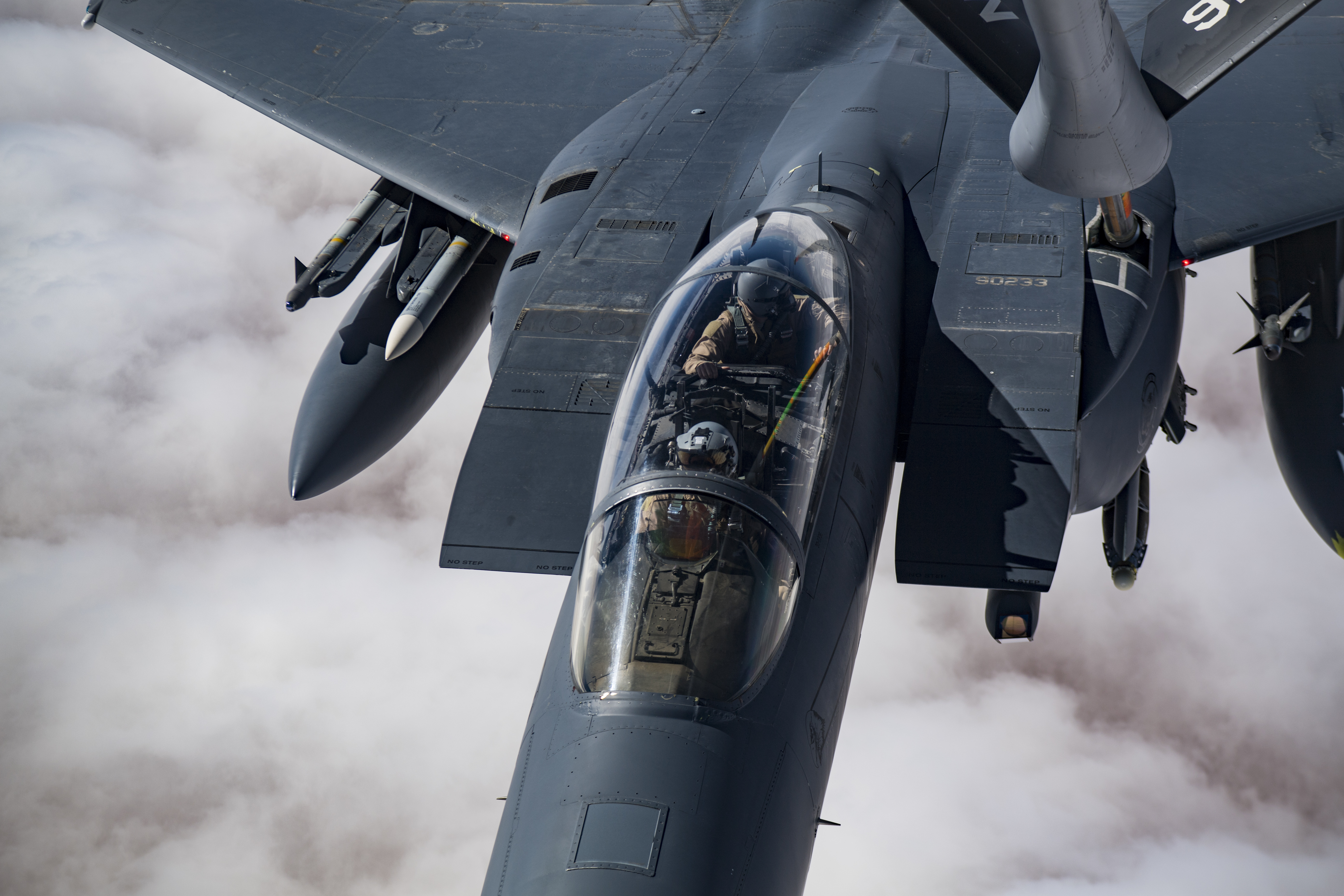 Laden Sie das Militär, Düsenjäger, Mcdonnell Douglas F 15E Strike Eagle-Bild kostenlos auf Ihren PC-Desktop herunter