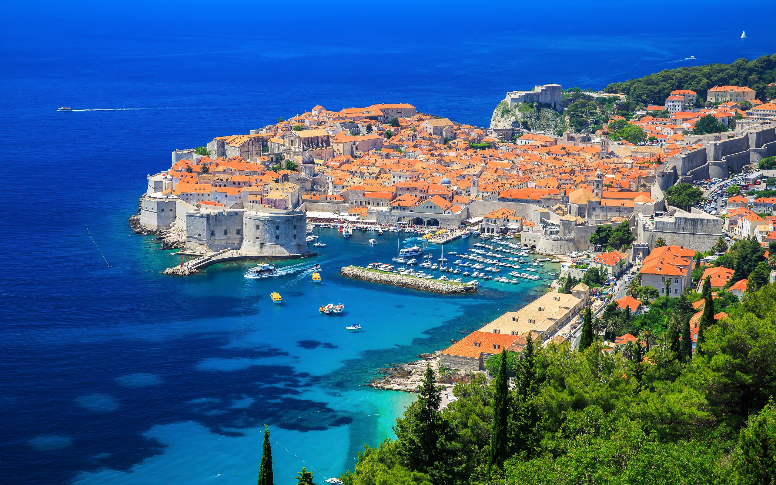 486763 скачать картинку море, дубровник, сделано человеком, город, побережье, хорватия, города - обои и заставки бесплатно