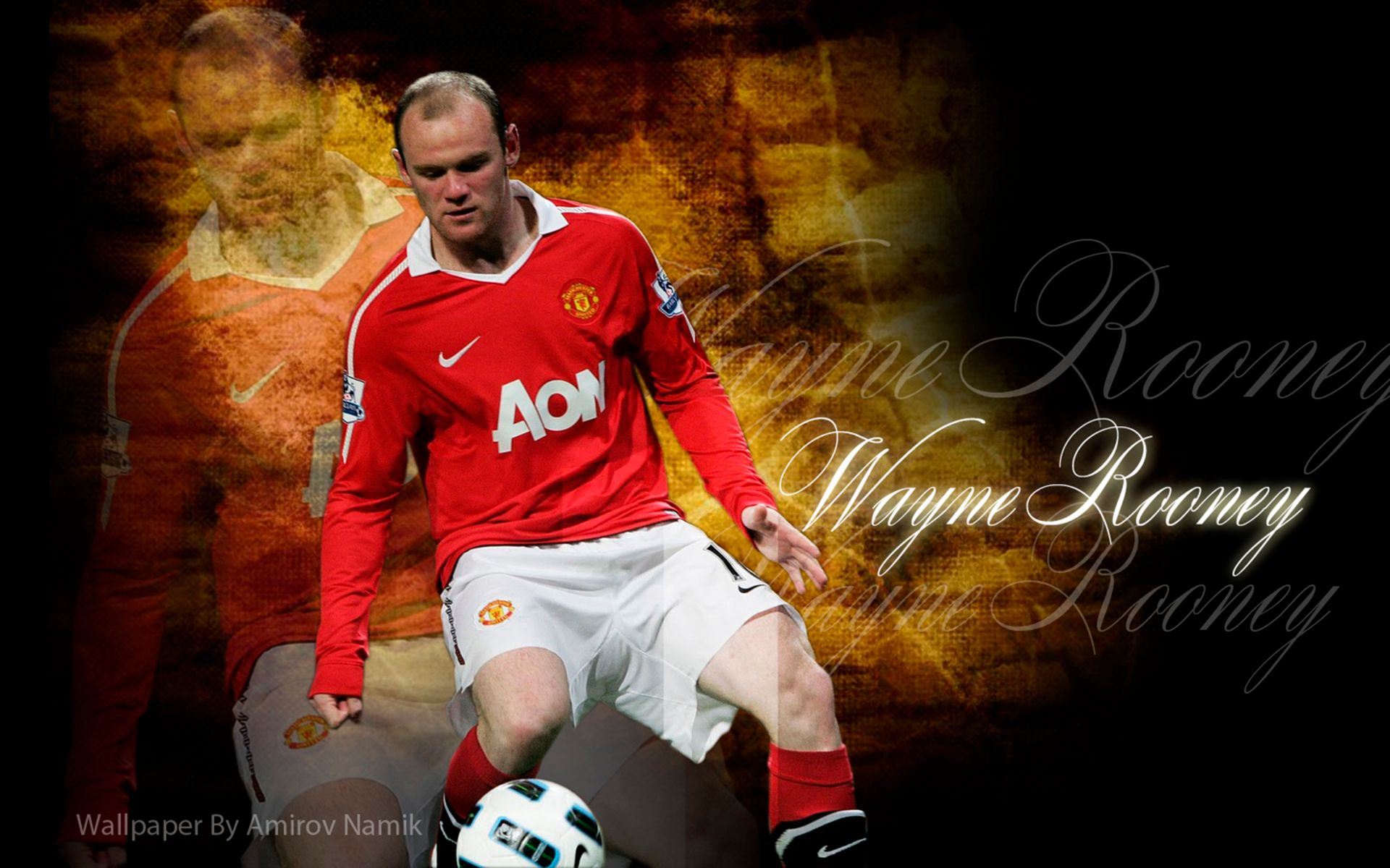 Handy-Wallpaper Sport, Fußball, Manchester United, Wayne Rooney kostenlos herunterladen.