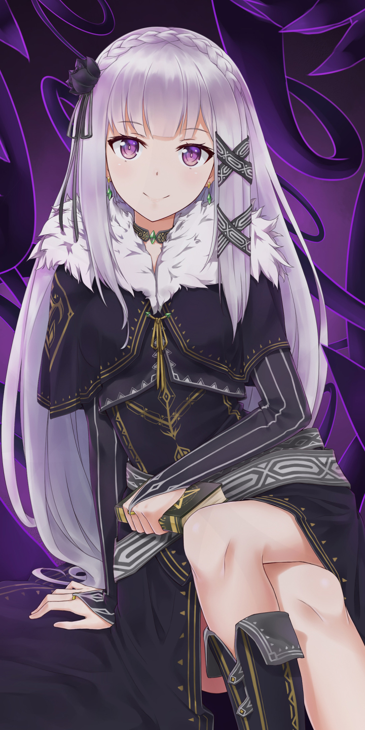 Handy-Wallpaper Animes, Emilia (Re: Zero), Re:zero Das Leben In Einer Anderen Welt Beginnen kostenlos herunterladen.