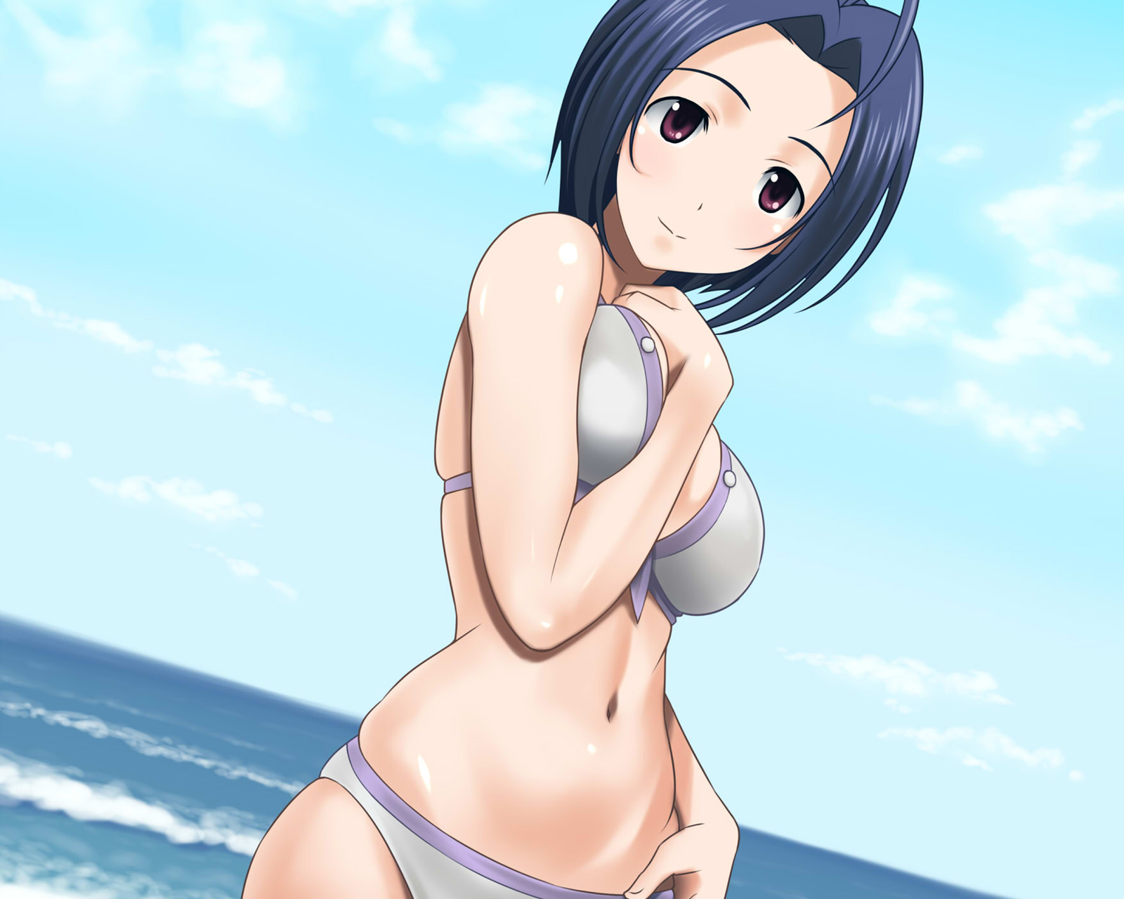 Download mobile wallpaper Azusa Miura, The Idolm@ster, Anime for free.