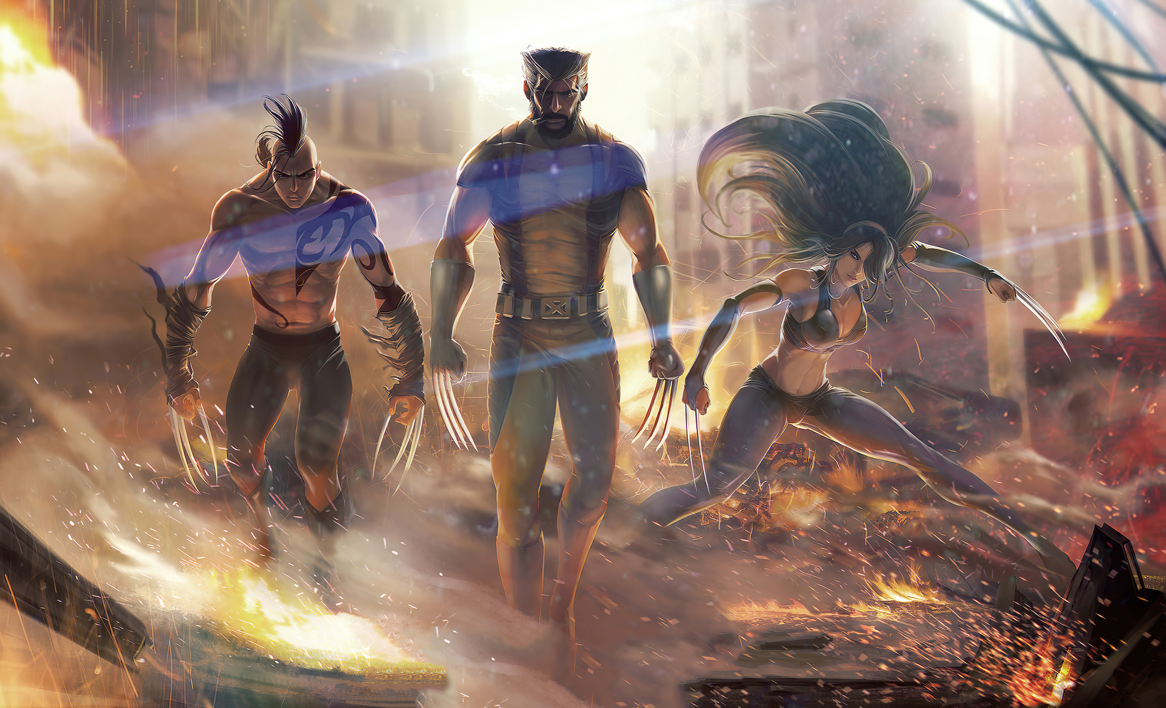 Handy-Wallpaper X Men, Comics, X 23, Wolverine: Weg Des Kriegers, Daken (Marvel Comics) kostenlos herunterladen.