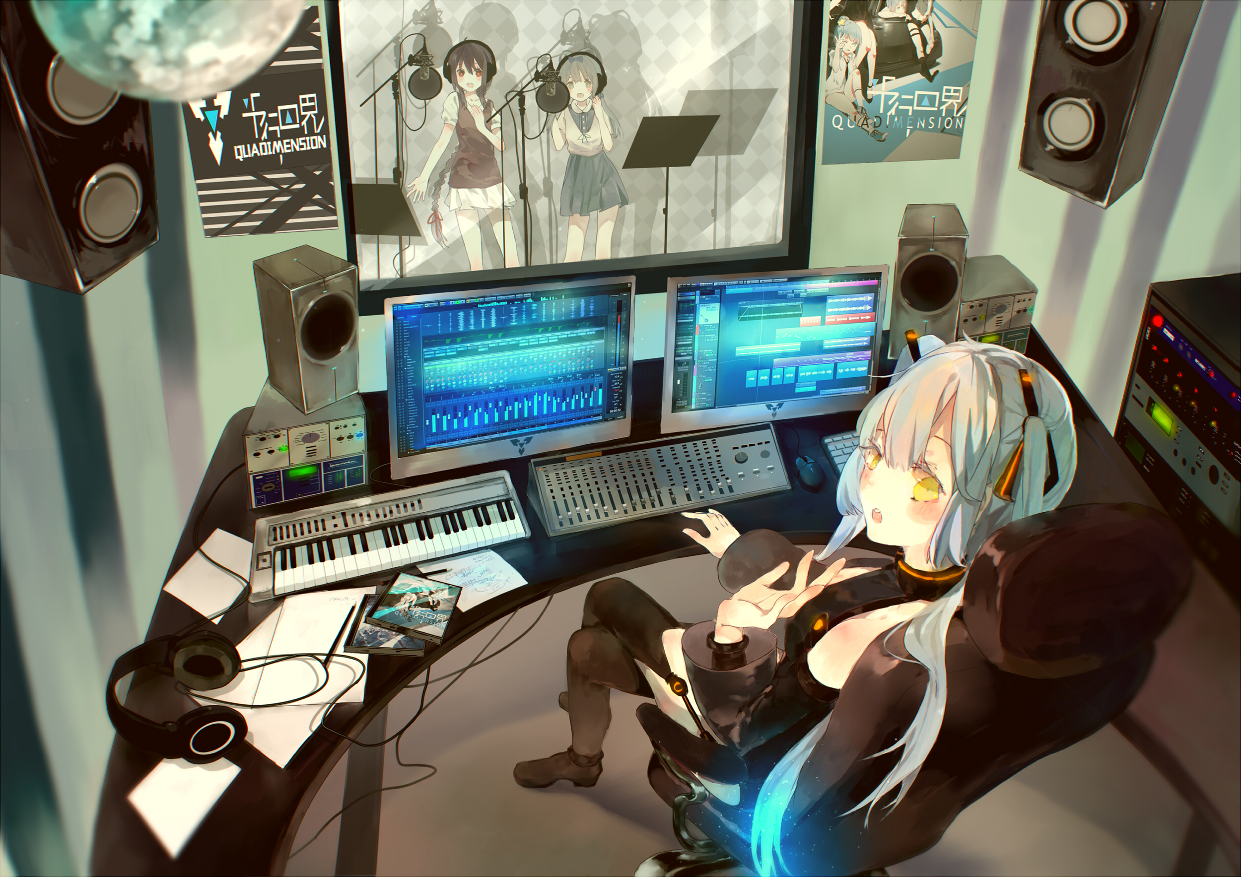 anime, vocaloid, luo tianyi, stardust (vocaloid), yuezheng ling