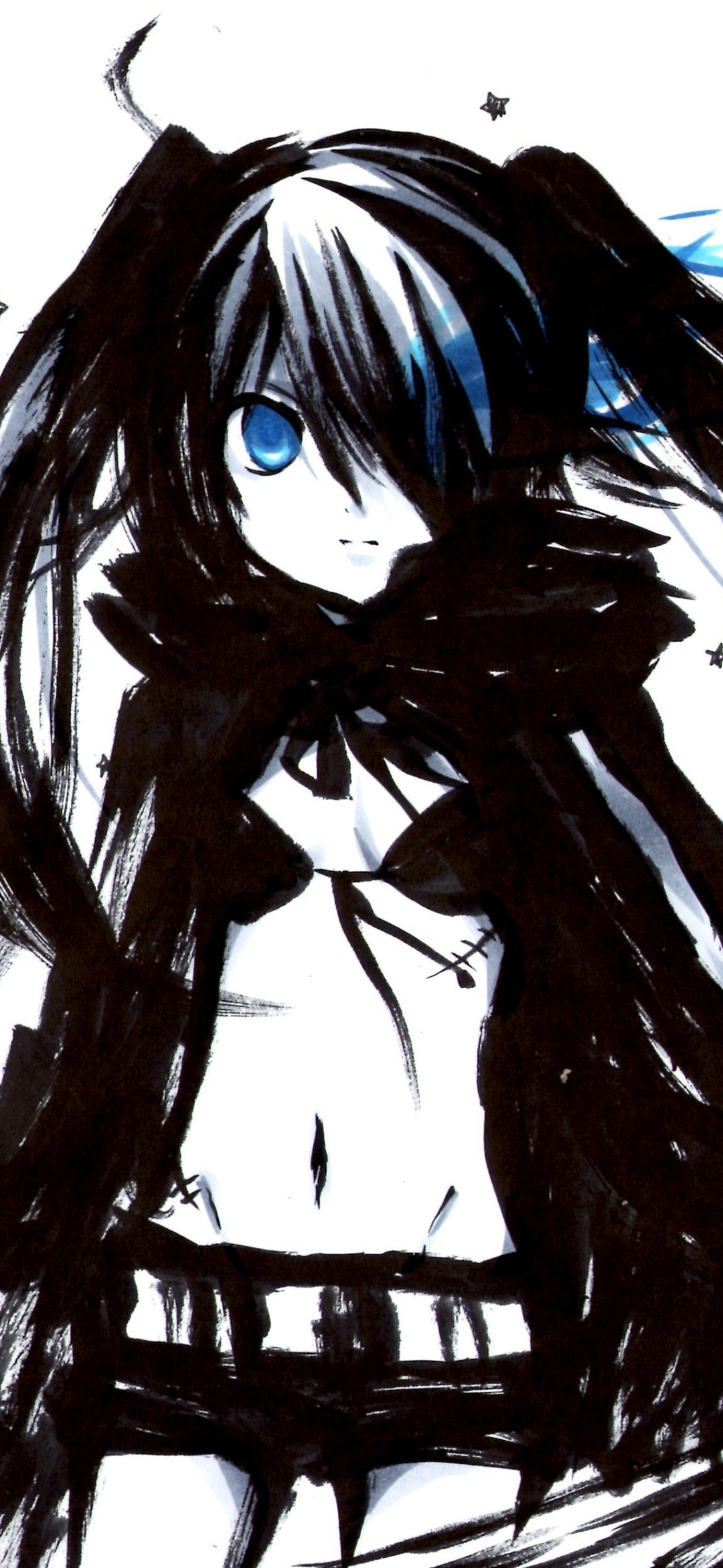 Download mobile wallpaper Anime, Black Rock Shooter for free.