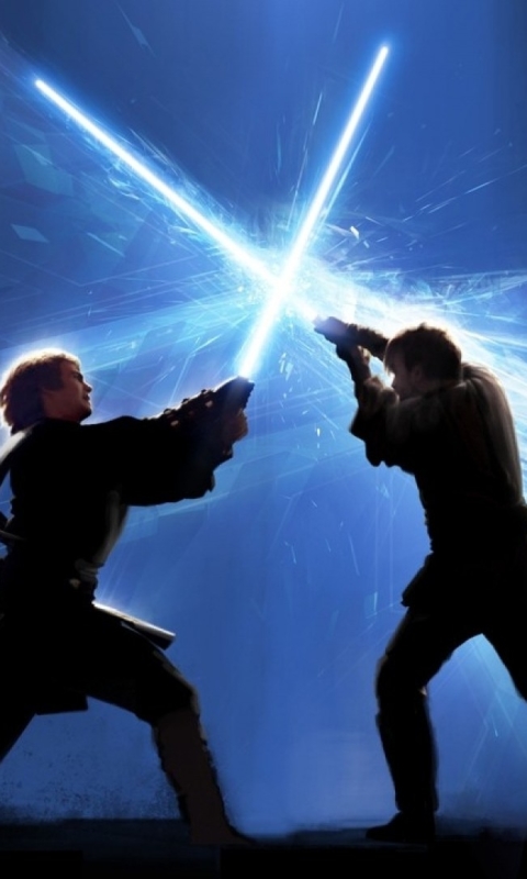 Download mobile wallpaper Star Wars, Lightsaber, Movie, Star Wars Episode Iii: Revenge Of The Sith for free.