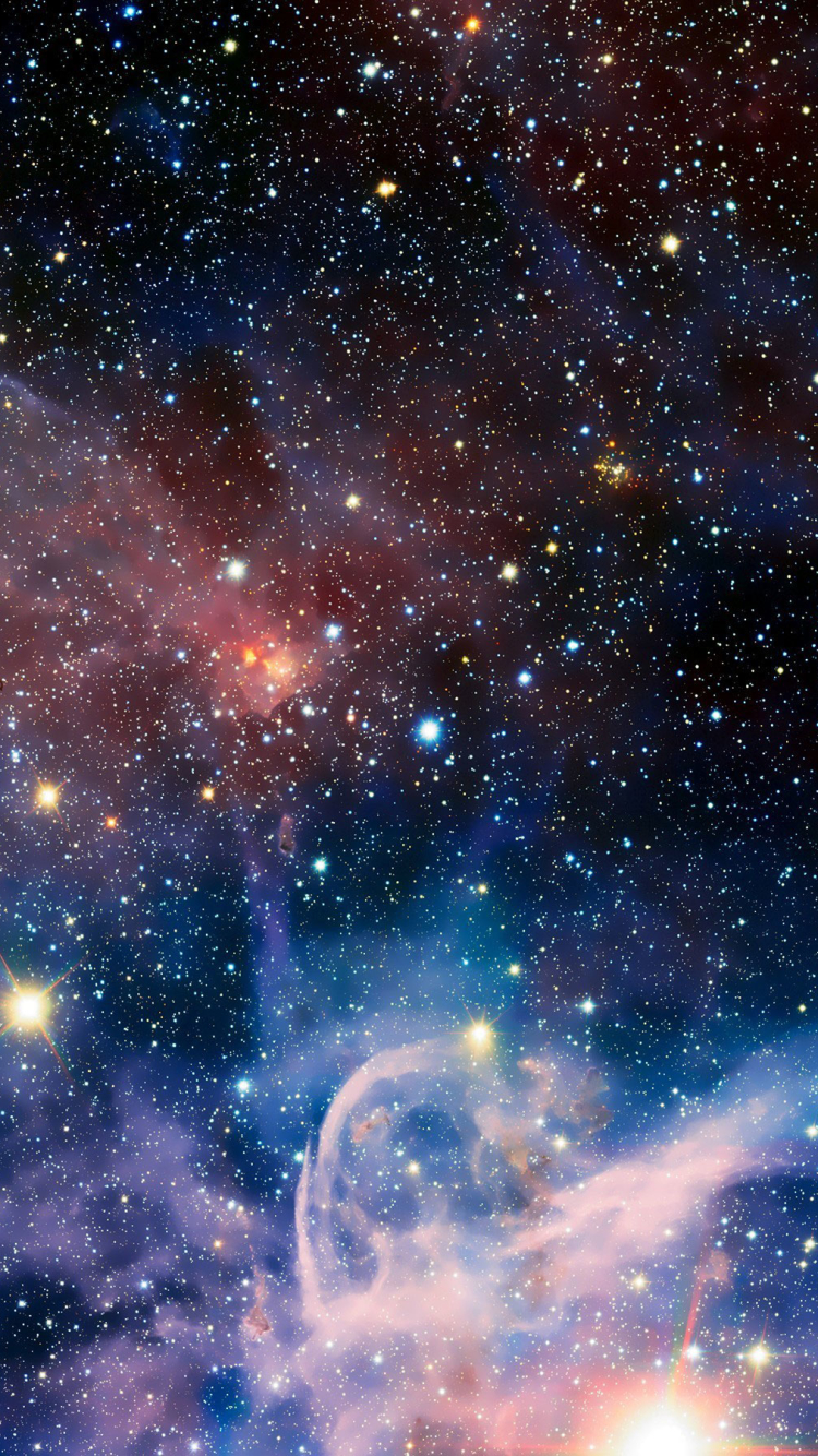 Download mobile wallpaper Stars, Nebula, Sci Fi for free.