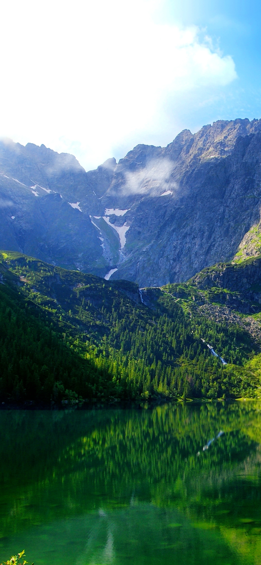 Handy-Wallpaper Landschaft, Natur, See, Gebirge, Berge, Erde/natur kostenlos herunterladen.