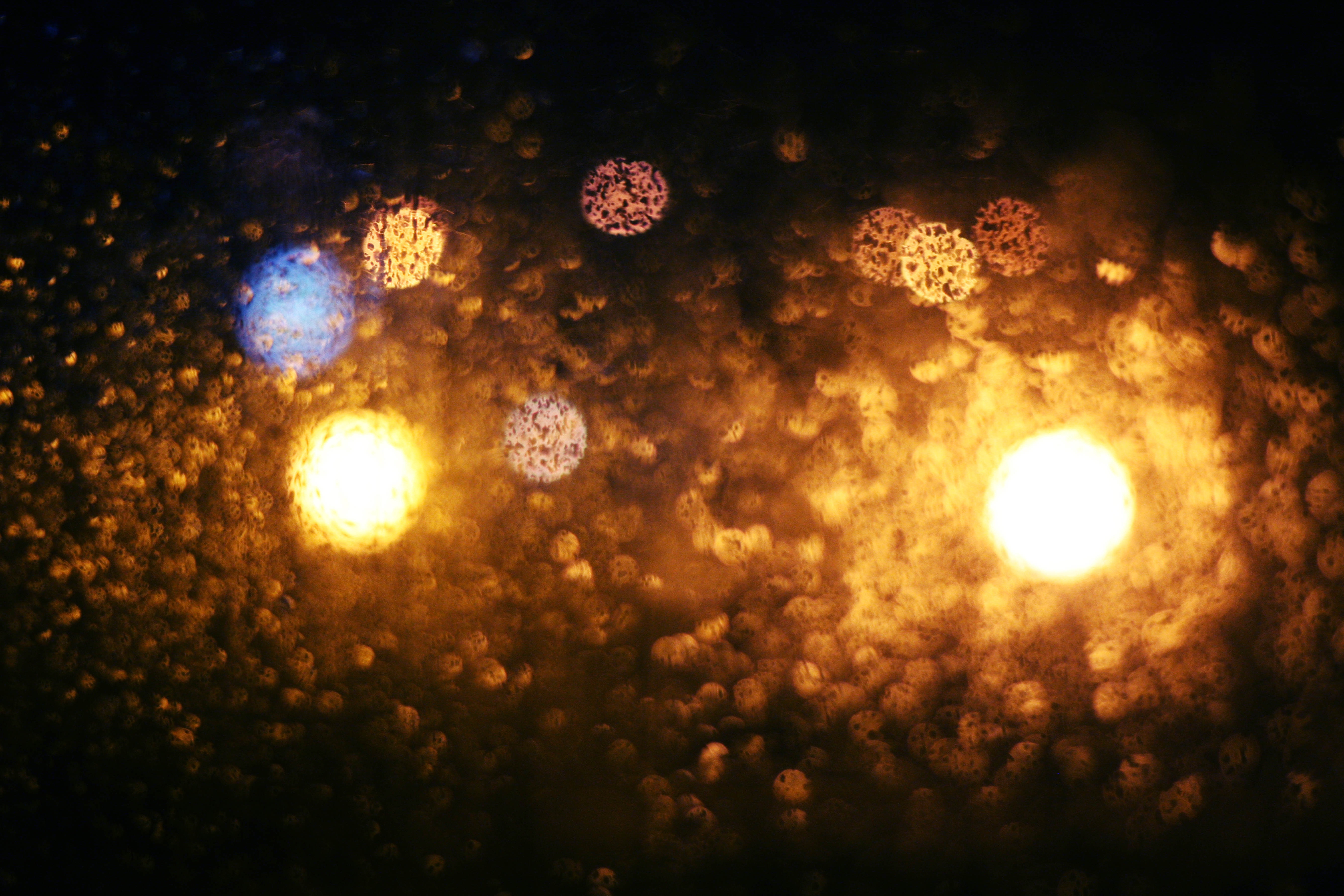 Download mobile wallpaper Glare, Light, Shine, Drops, Abstract for free.