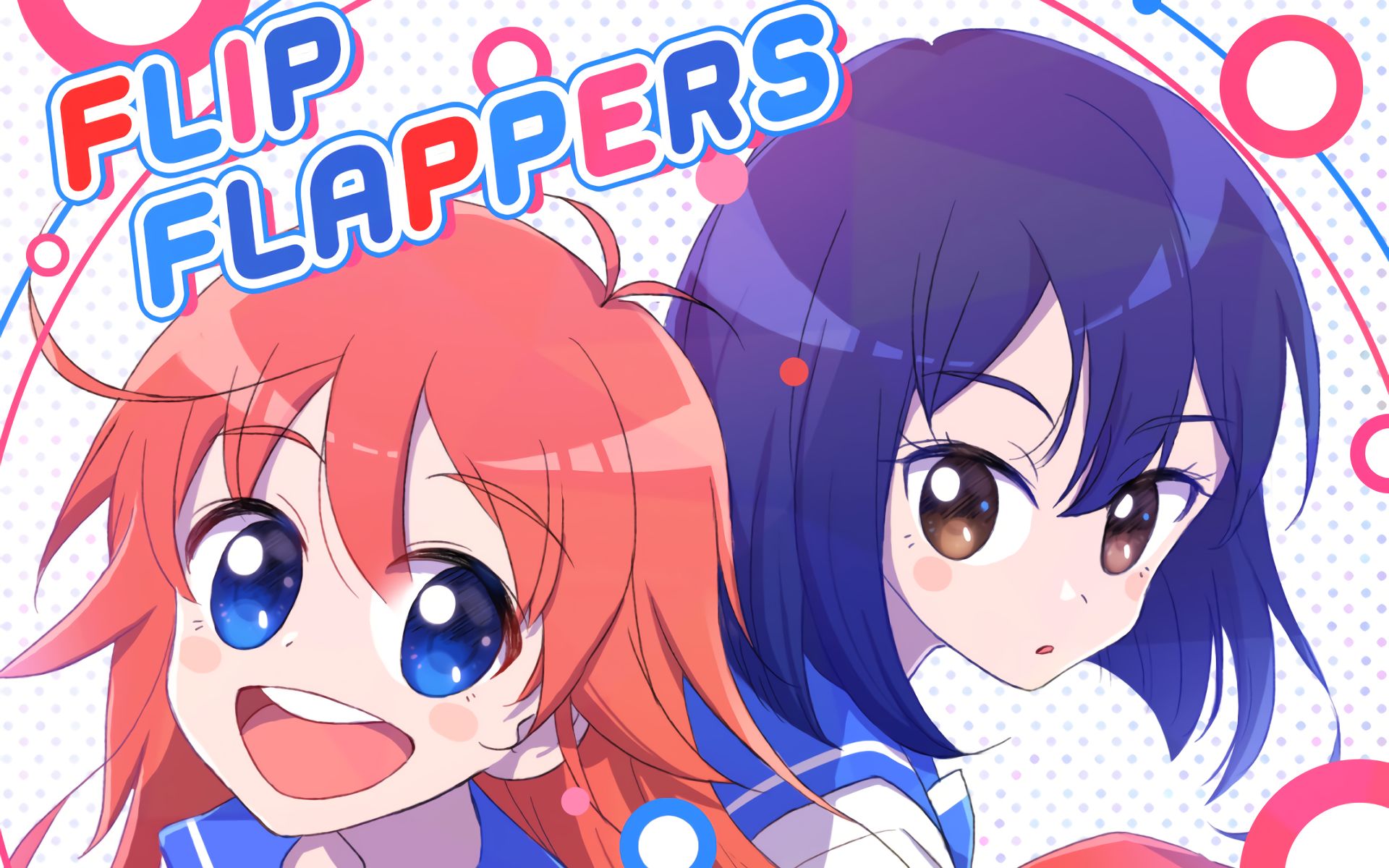 anime, flip flappers, kokona (flip flappers), papika (flip flappers)