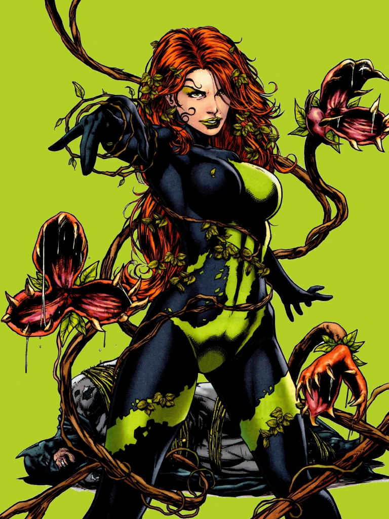 Handy-Wallpaper Comics, Poison Ivy Die Tödliche Umarmung kostenlos herunterladen.