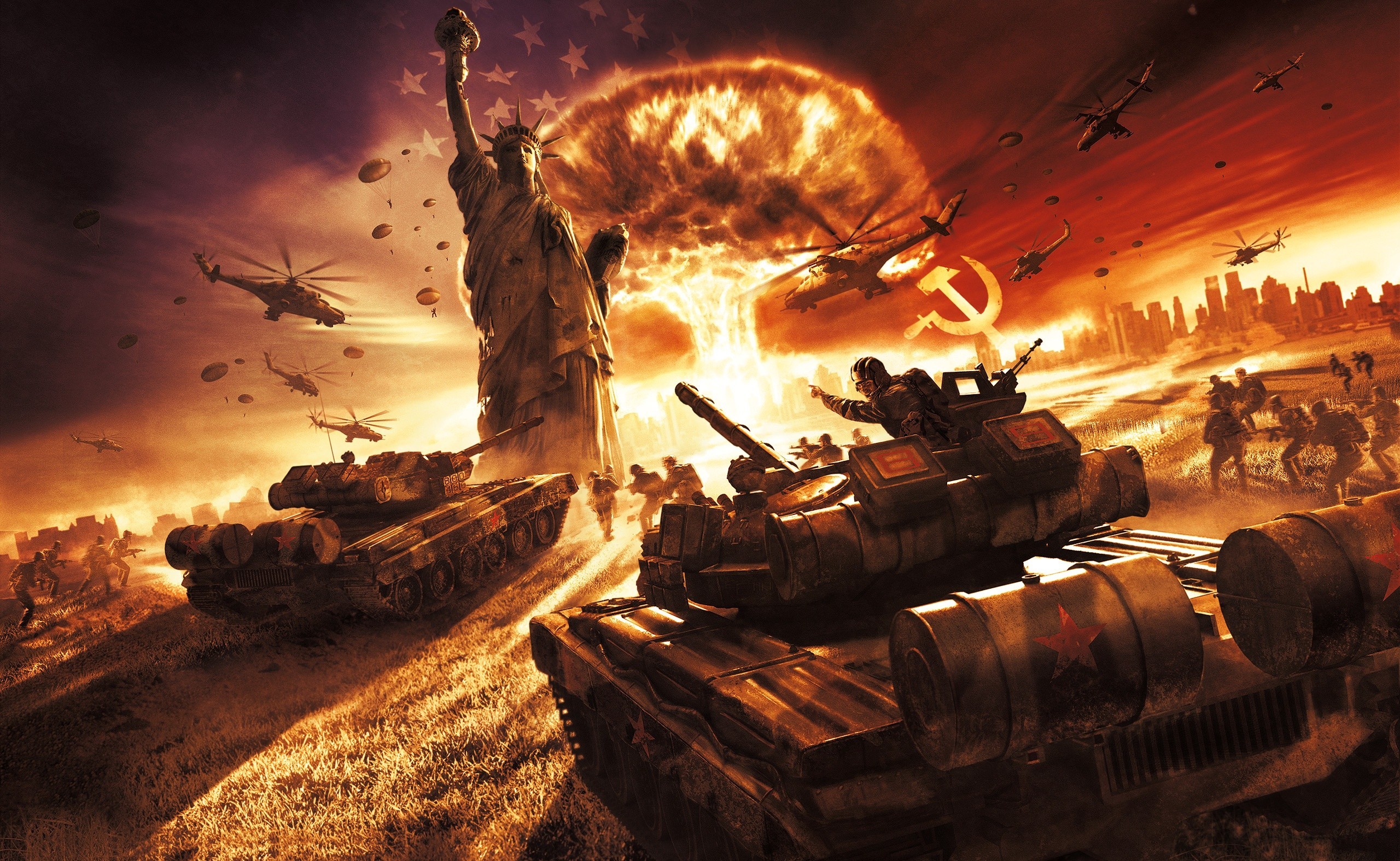 Laden Sie World In Conflict HD-Desktop-Hintergründe herunter