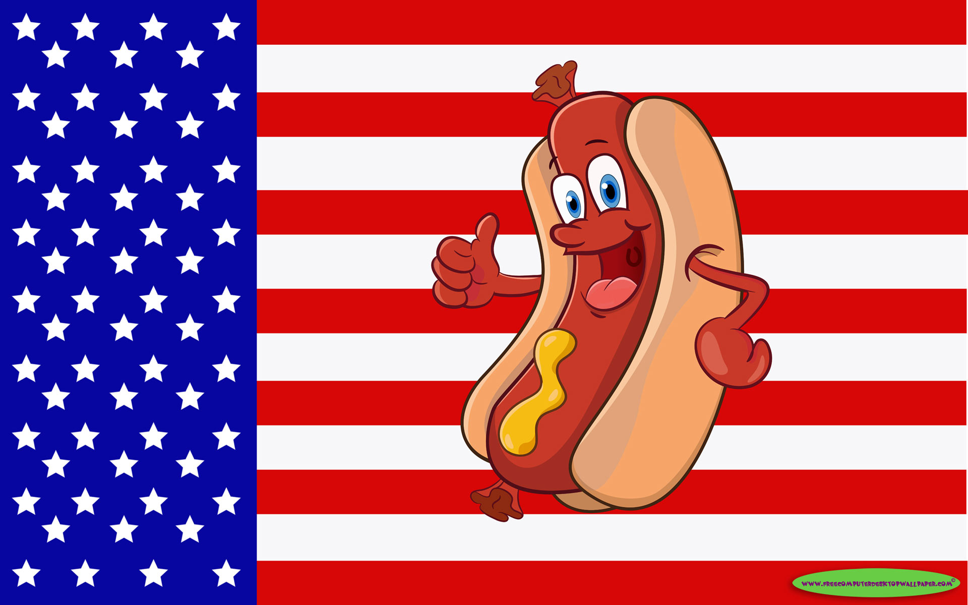 Laden Sie Nationaler Hot Dog Tag HD-Desktop-Hintergründe herunter