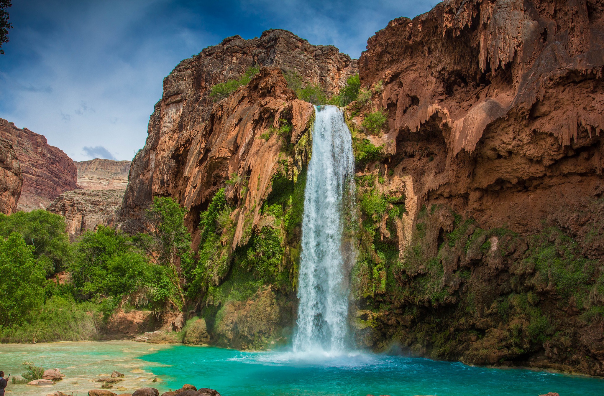 Laden Sie das Natur, Wasserfälle, See, Wasserfall, Klippe, Erde/natur-Bild kostenlos auf Ihren PC-Desktop herunter