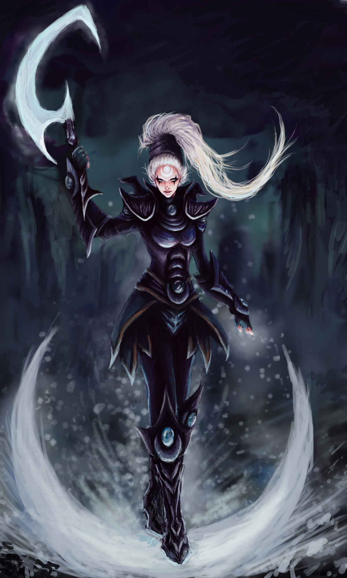 Download mobile wallpaper League Of Legends, Video Game, Diana (League Of Legends) for free.