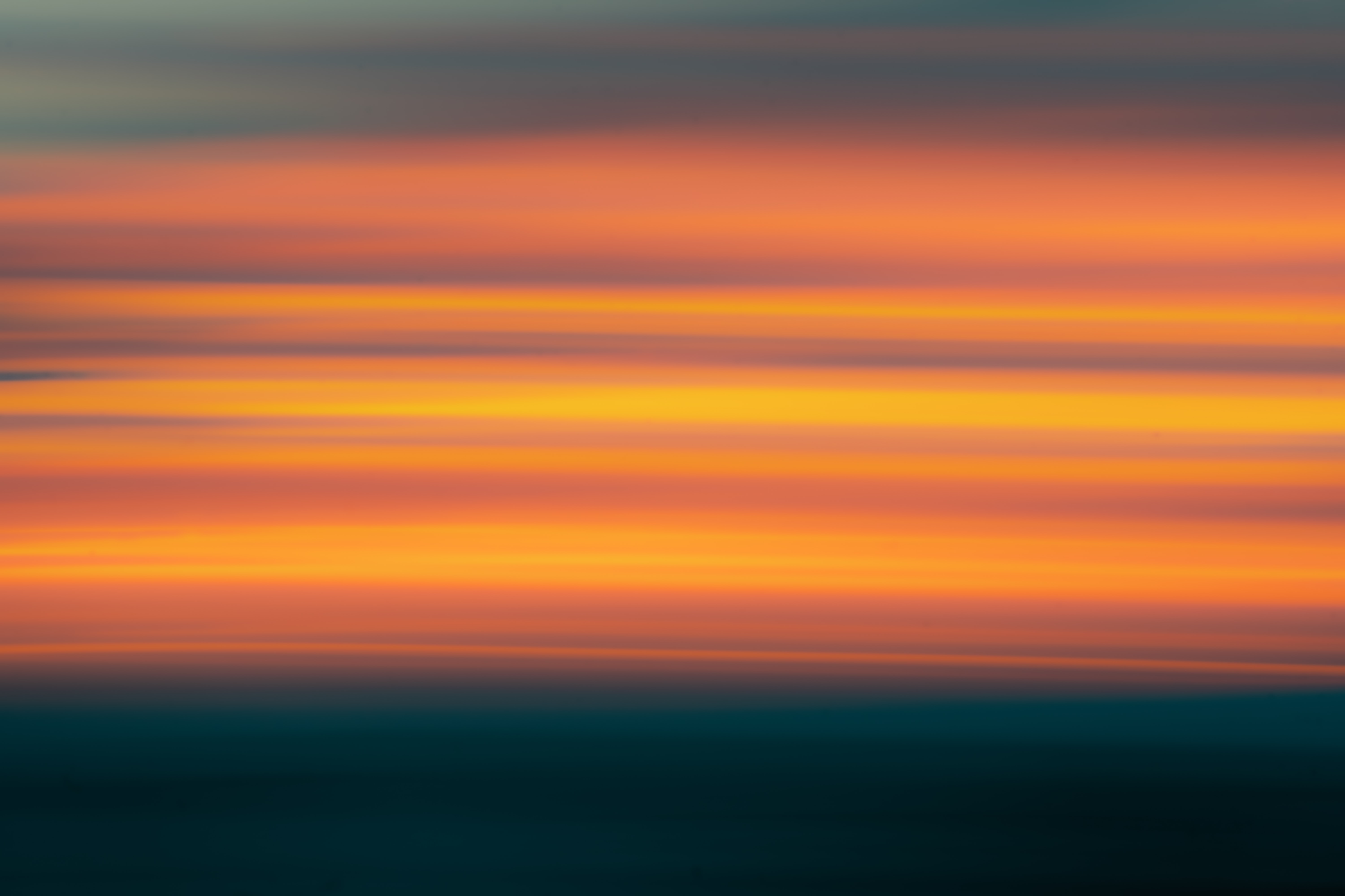 Download mobile wallpaper Smooth, Sunset, Streaks, Stripes, Bright, Blur, Gradient, Abstract for free.