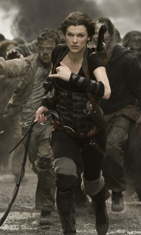 Handy-Wallpaper Resident Evil, Milla Jovovich, Filme, Zombie, Resident Evil: Afterlife kostenlos herunterladen.