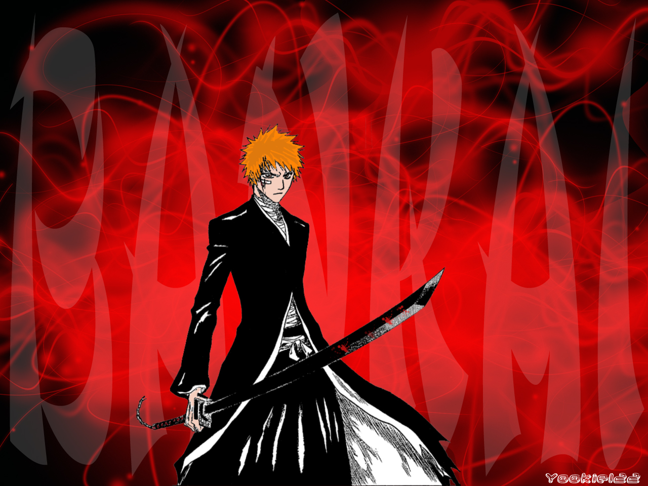 Handy-Wallpaper Bleach, Animes, Ichigo Kurosaki kostenlos herunterladen.