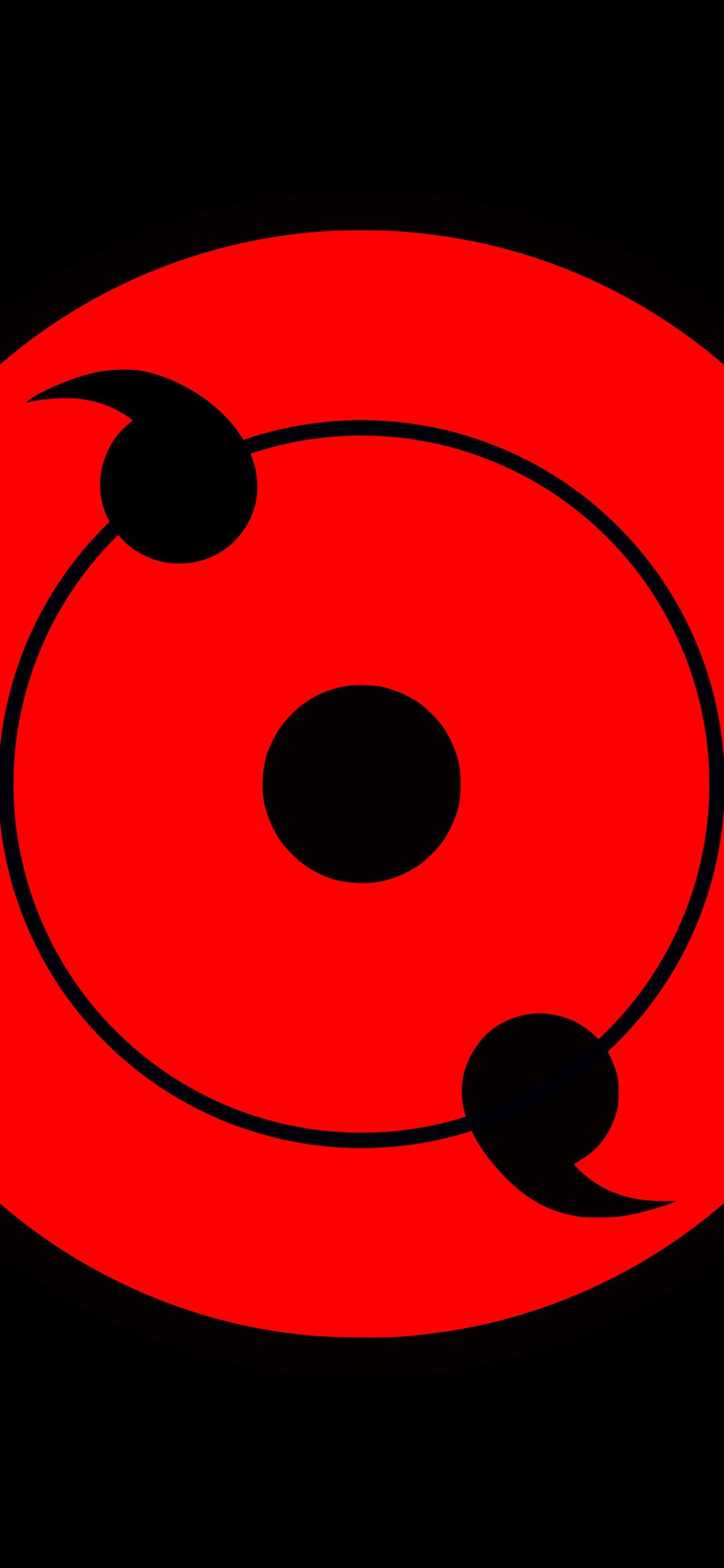 Handy-Wallpaper Naruto, Minimalistisch, Animes, Sharingan (Naruto) kostenlos herunterladen.