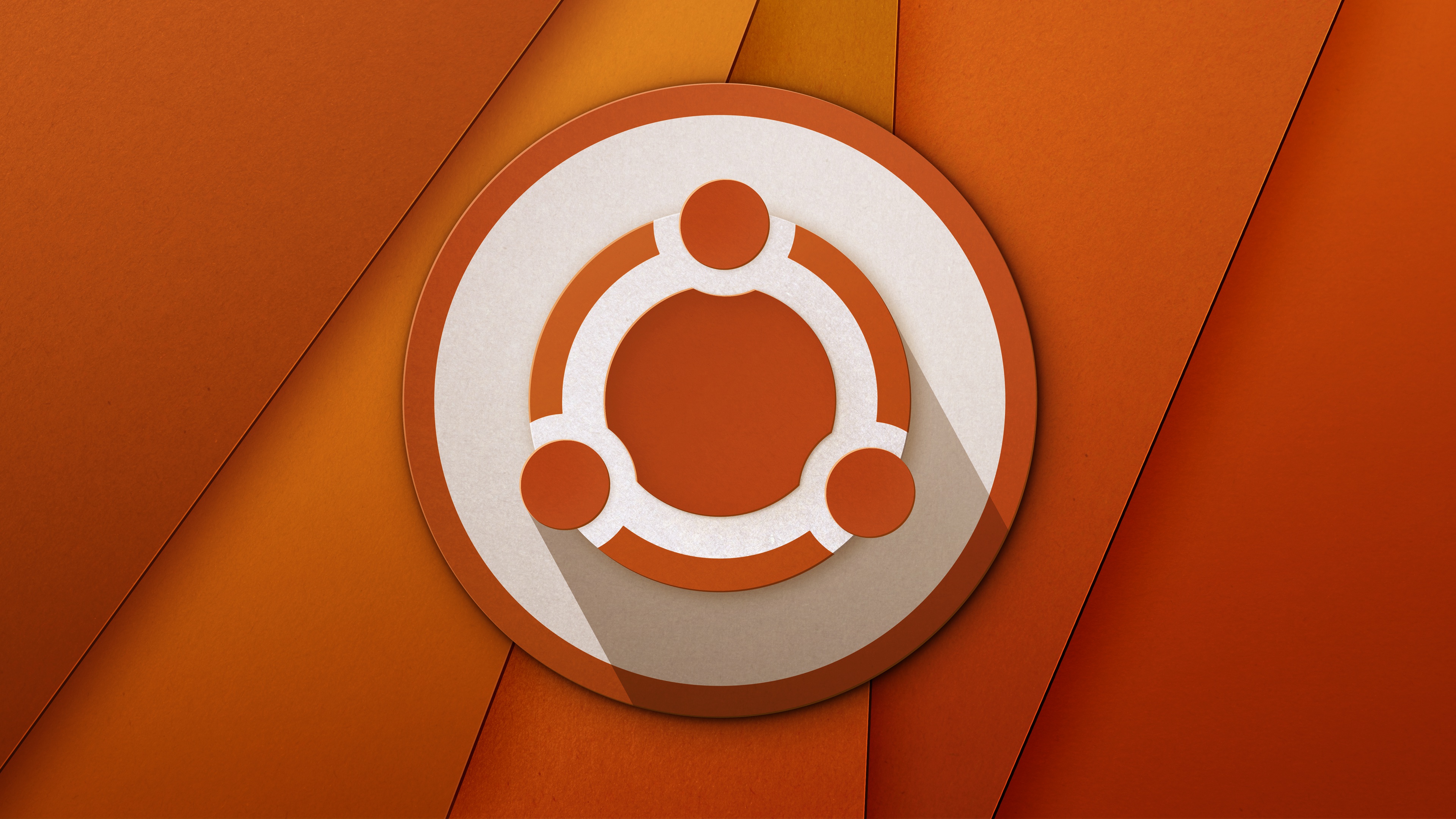 Download mobile wallpaper Technology, Logo, Ubuntu for free.