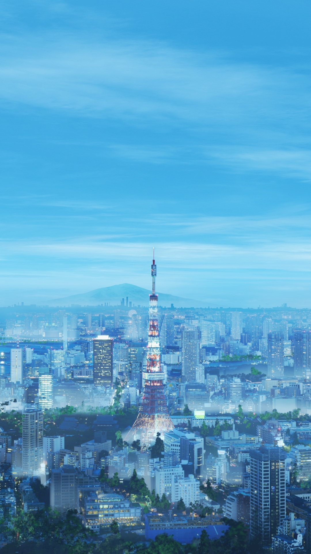 Descarga gratuita de fondo de pantalla para móvil de Ciudad, Tokio, Animado.