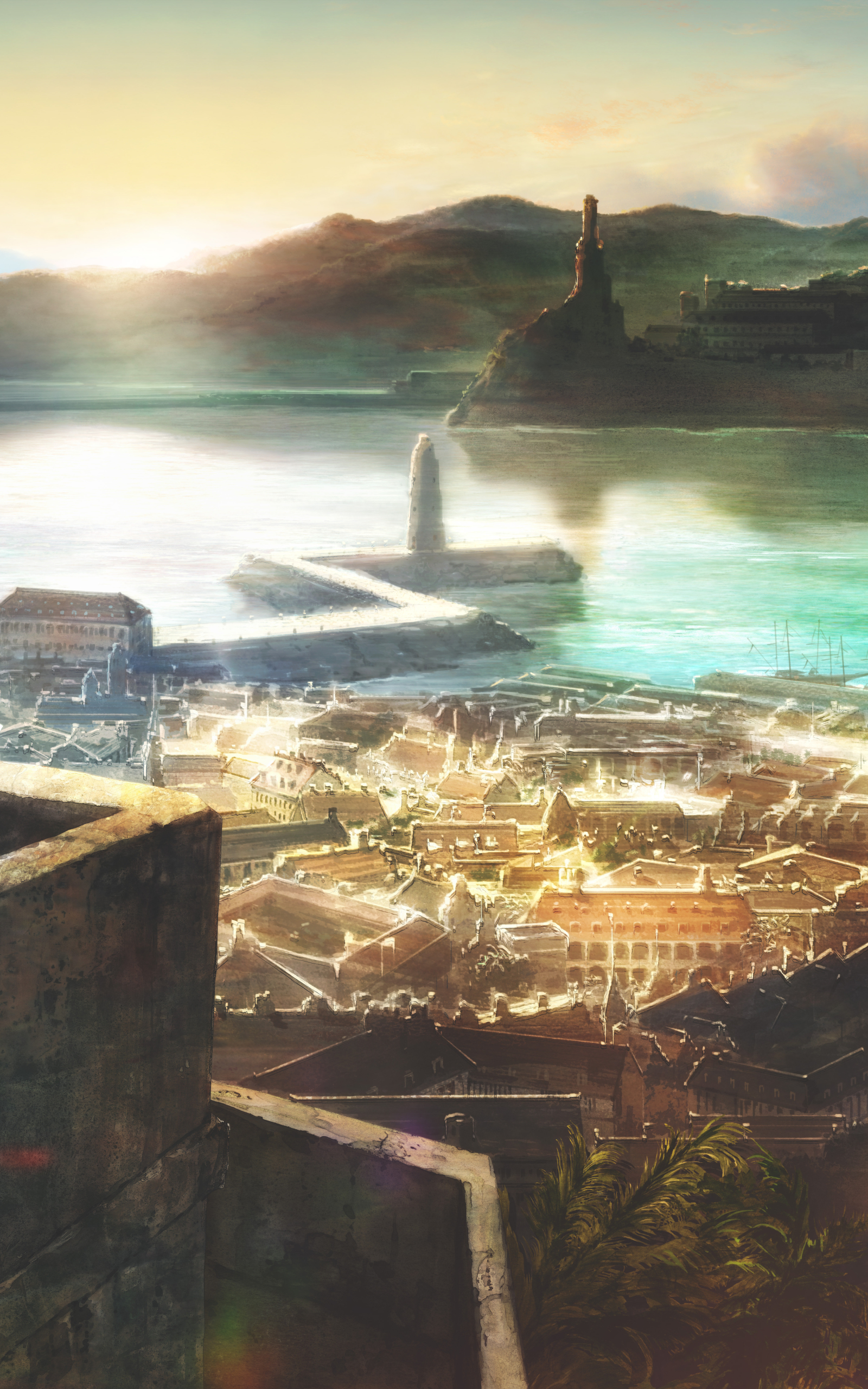 Descarga gratuita de fondo de pantalla para móvil de Ciudad, Animado, Violet Evergarden.