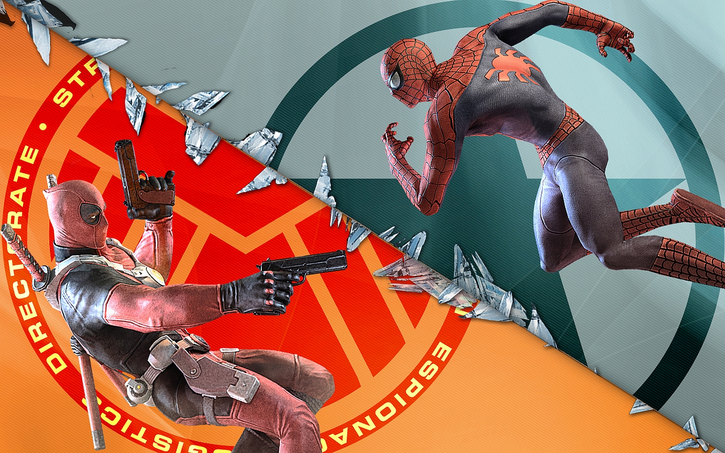 Descarga gratuita de fondo de pantalla para móvil de Deadpool, Historietas, Superhéroe, Hombre Araña.