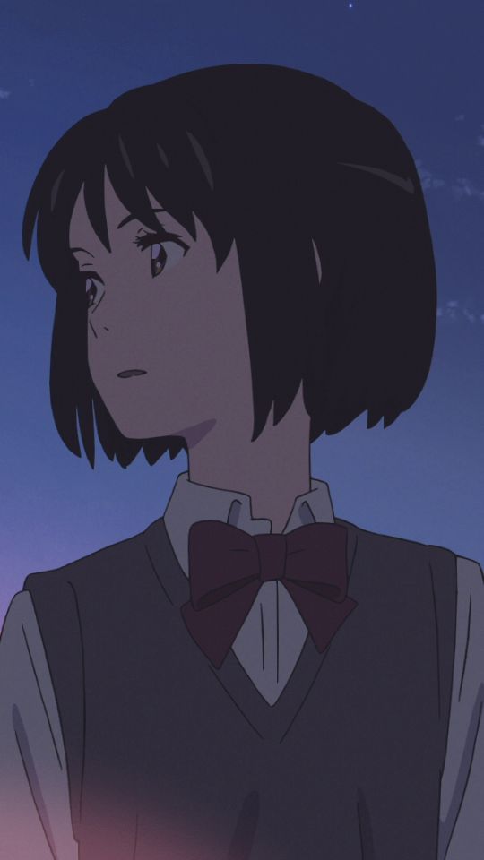 Handy-Wallpaper Animes, Your Name Gestern Heute Und Für Immer, Kimi No Na Wa, Mitsuha Miyamizu kostenlos herunterladen.