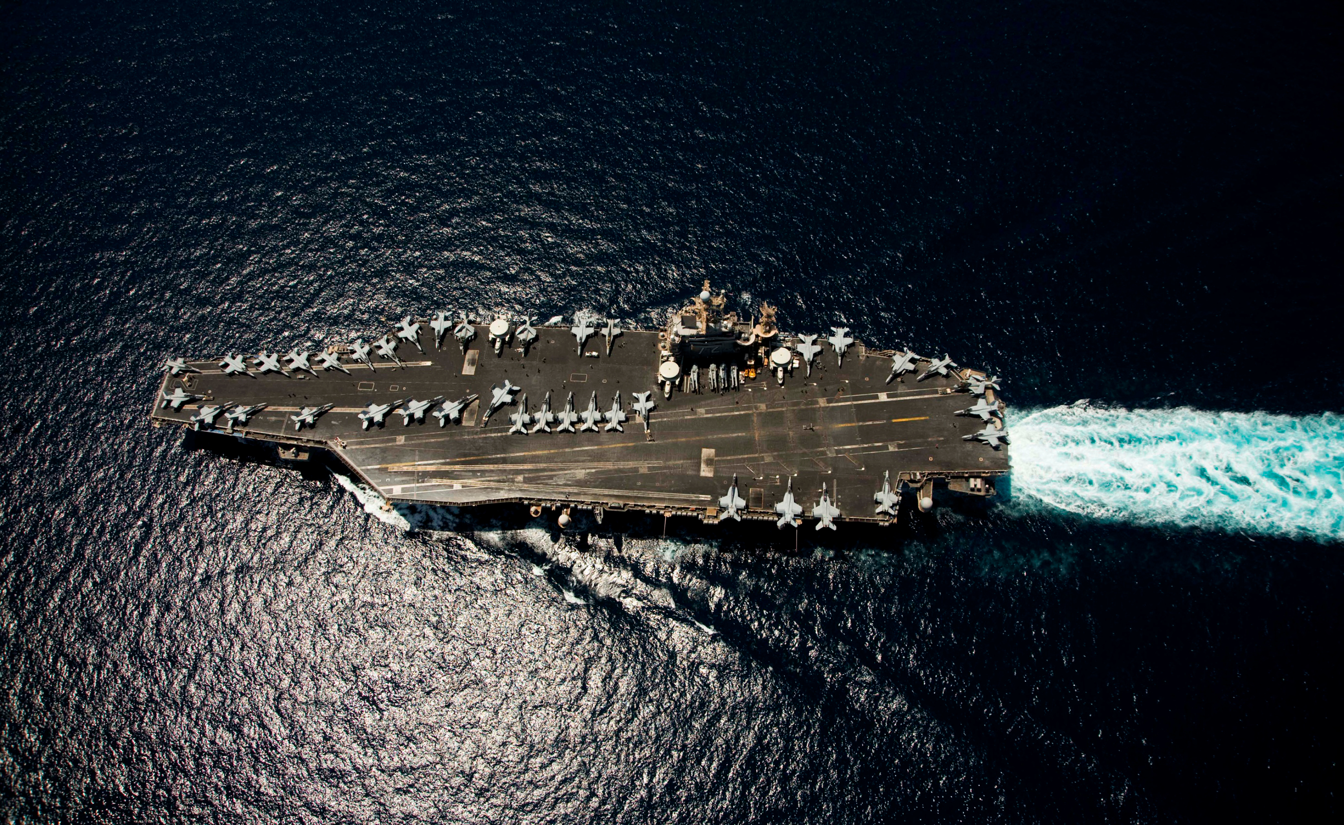 military, uss abraham lincoln (cvn 72), aircraft carrier, warship, warships