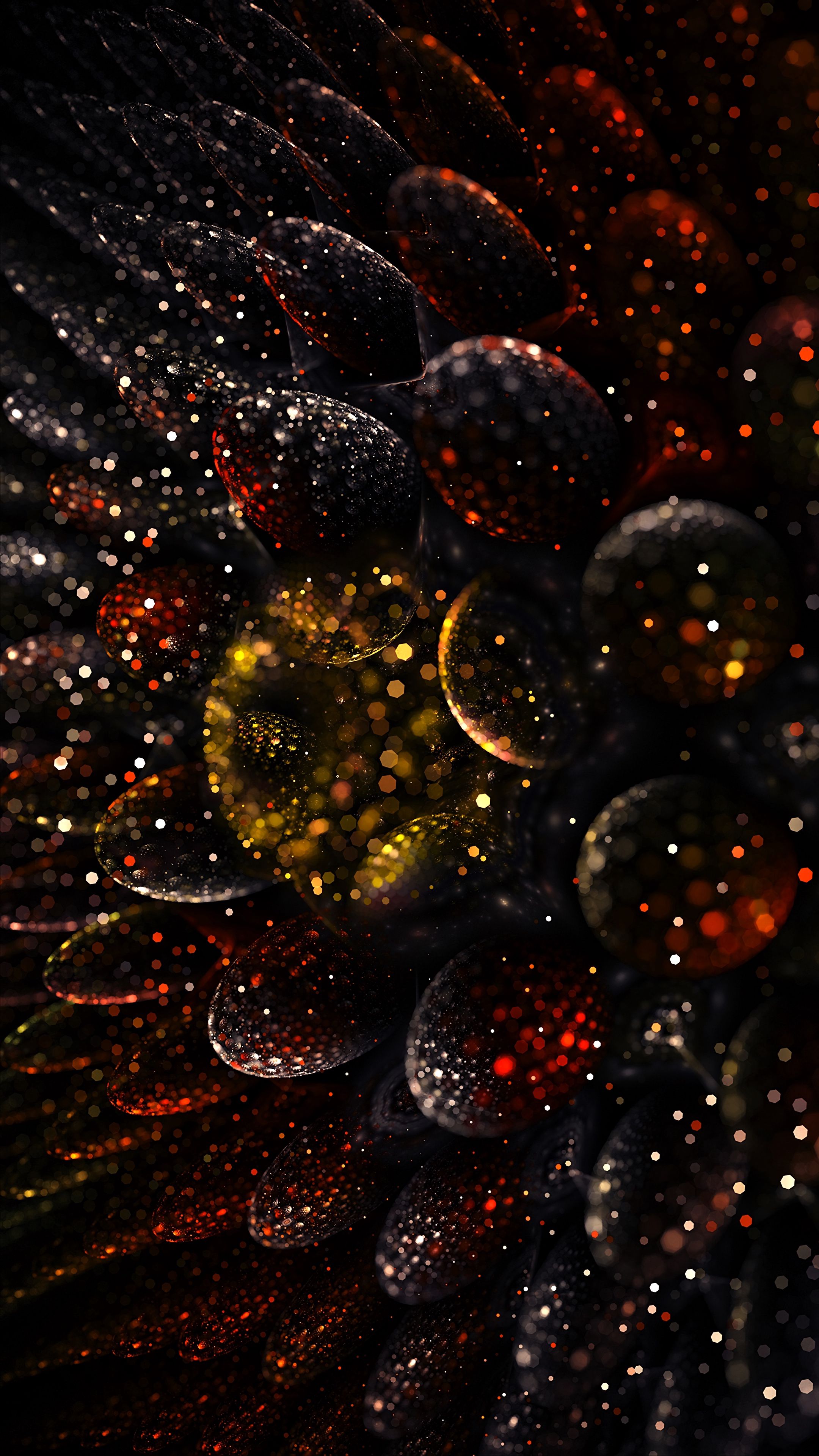 abstract, brilliance, forms, convex, shine, form, fractal, balls iphone wallpaper