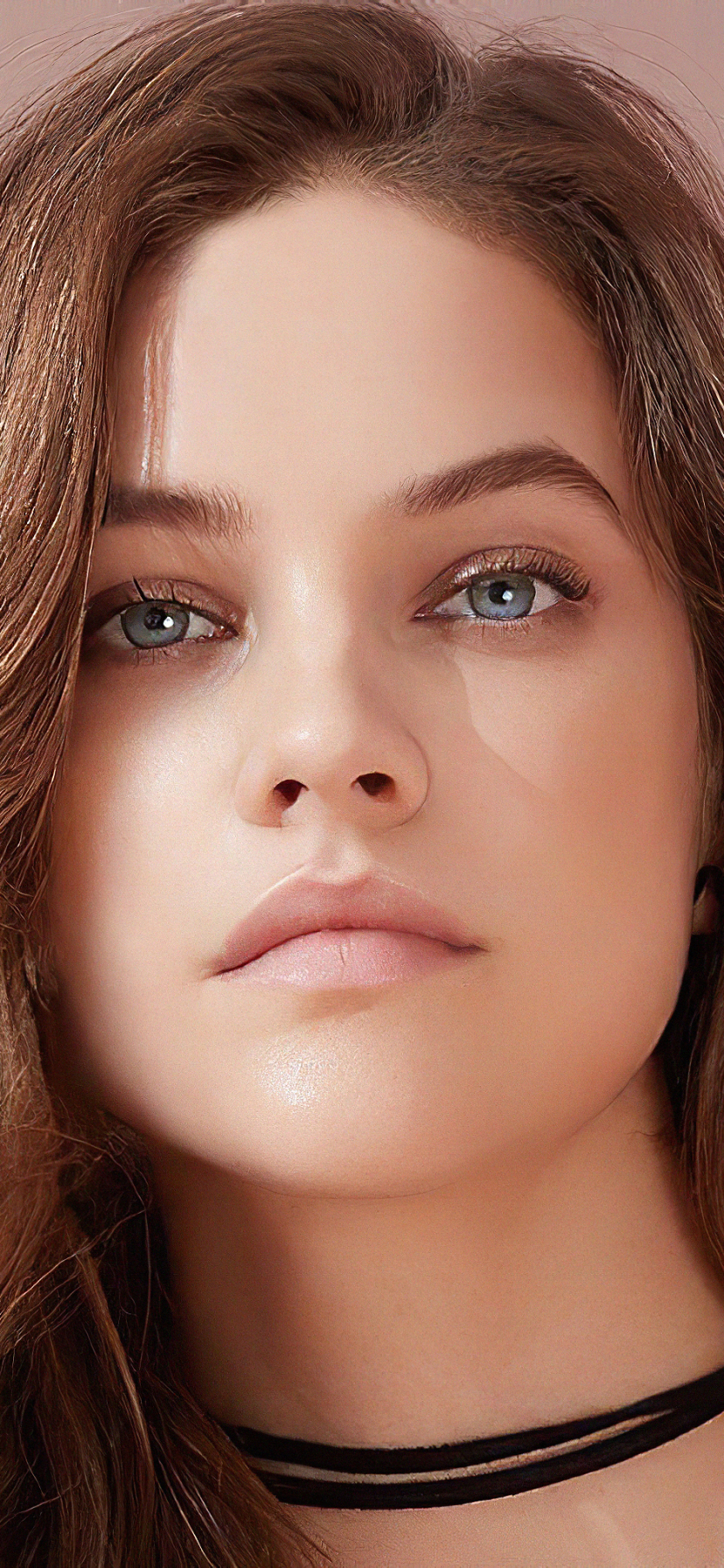 Download mobile wallpaper Face, Model, Blue Eyes, Celebrity, Barbara Palvin, Hungarian for free.