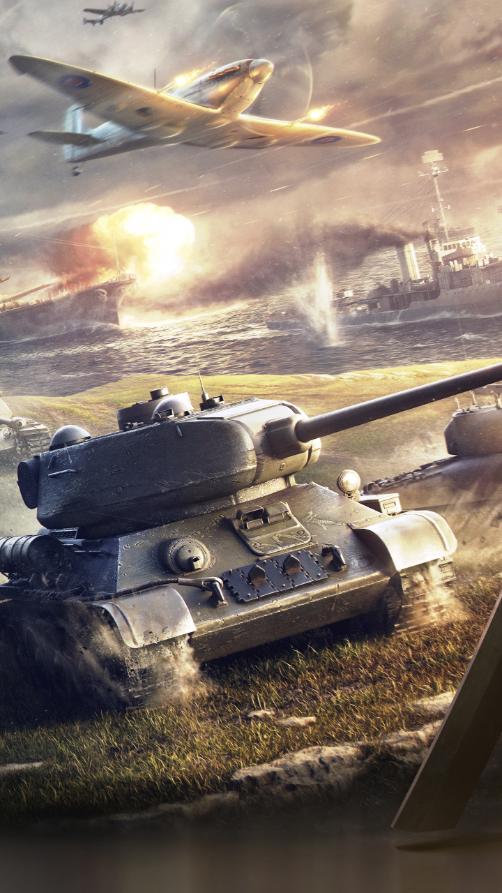 Baixar papel de parede para celular de World Of Tanks, Navio De Guerra, Tanque, Videogame, T 34 gratuito.