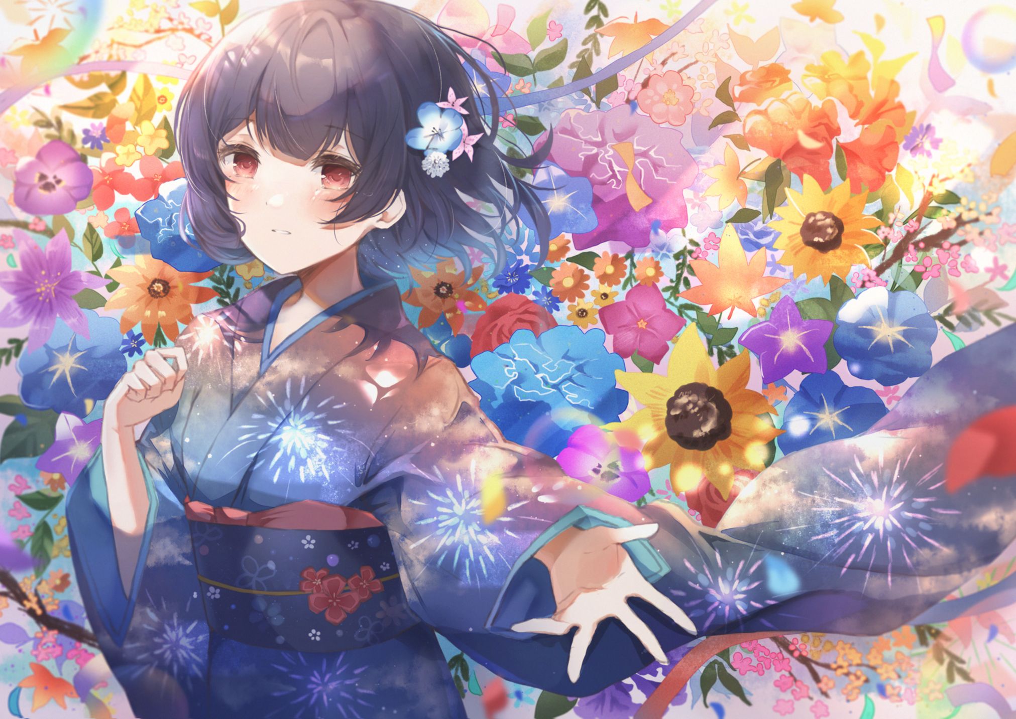 Laden Sie das Kimono, Animes, The Idolm@ster, Aidorumasutâ: Shainingu Karâzu, Rinze Morino-Bild kostenlos auf Ihren PC-Desktop herunter