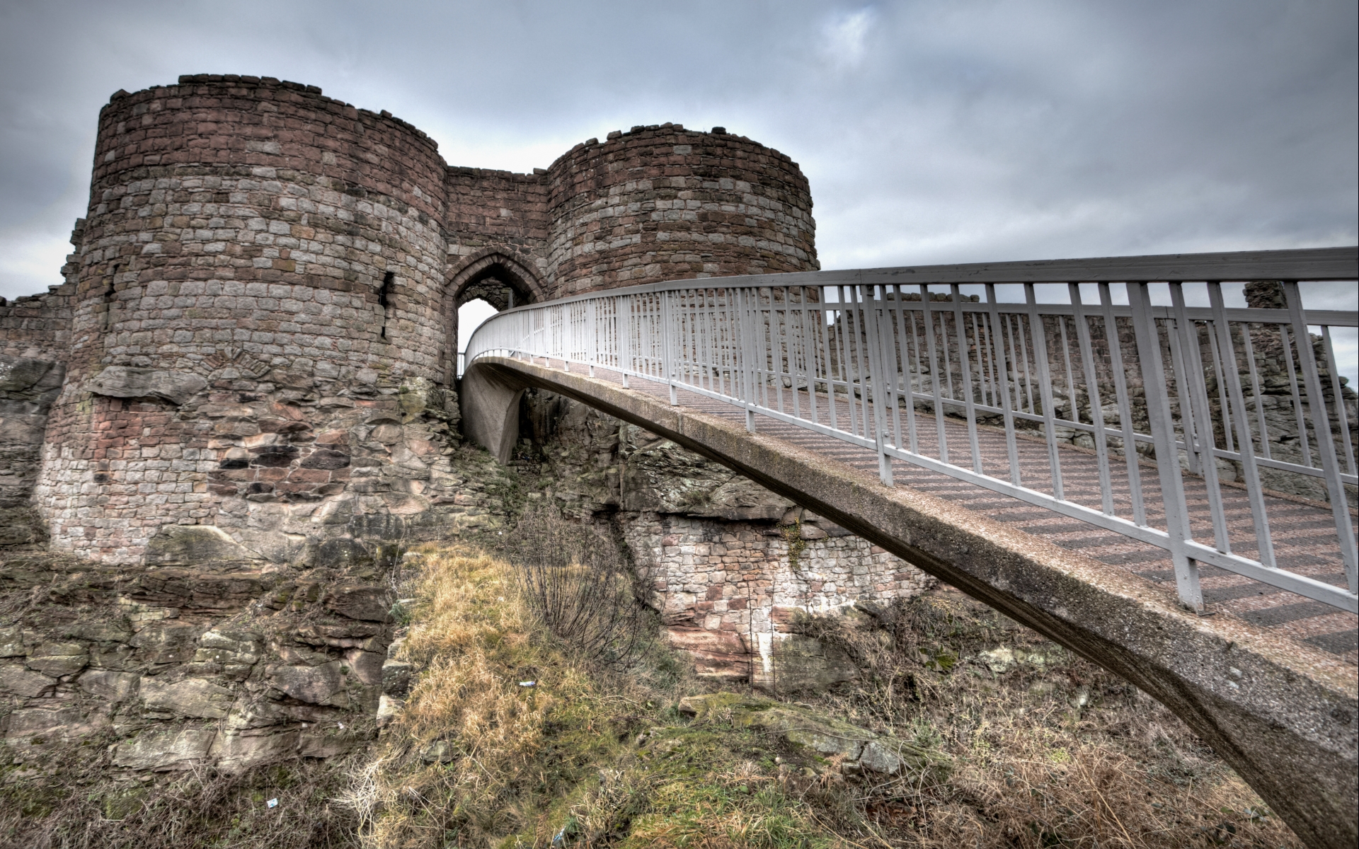 Laden Sie Beeston Castle HD-Desktop-Hintergründe herunter