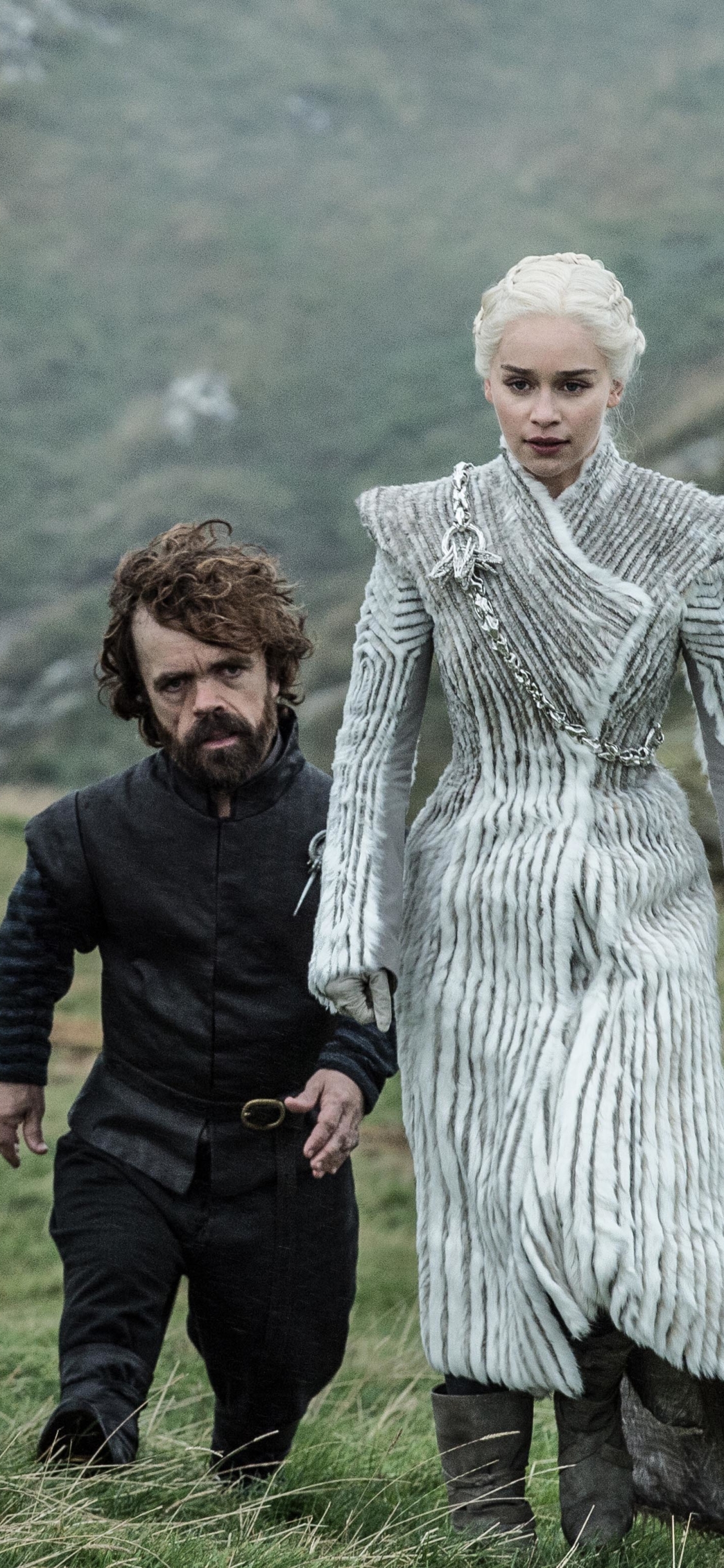 Baixar papel de parede para celular de Programa De Tv, A Guerra Dos Tronos, Peter Dinklage, Tyrion Lannister, Daenerys Targaryen, Emilia Clarke gratuito.