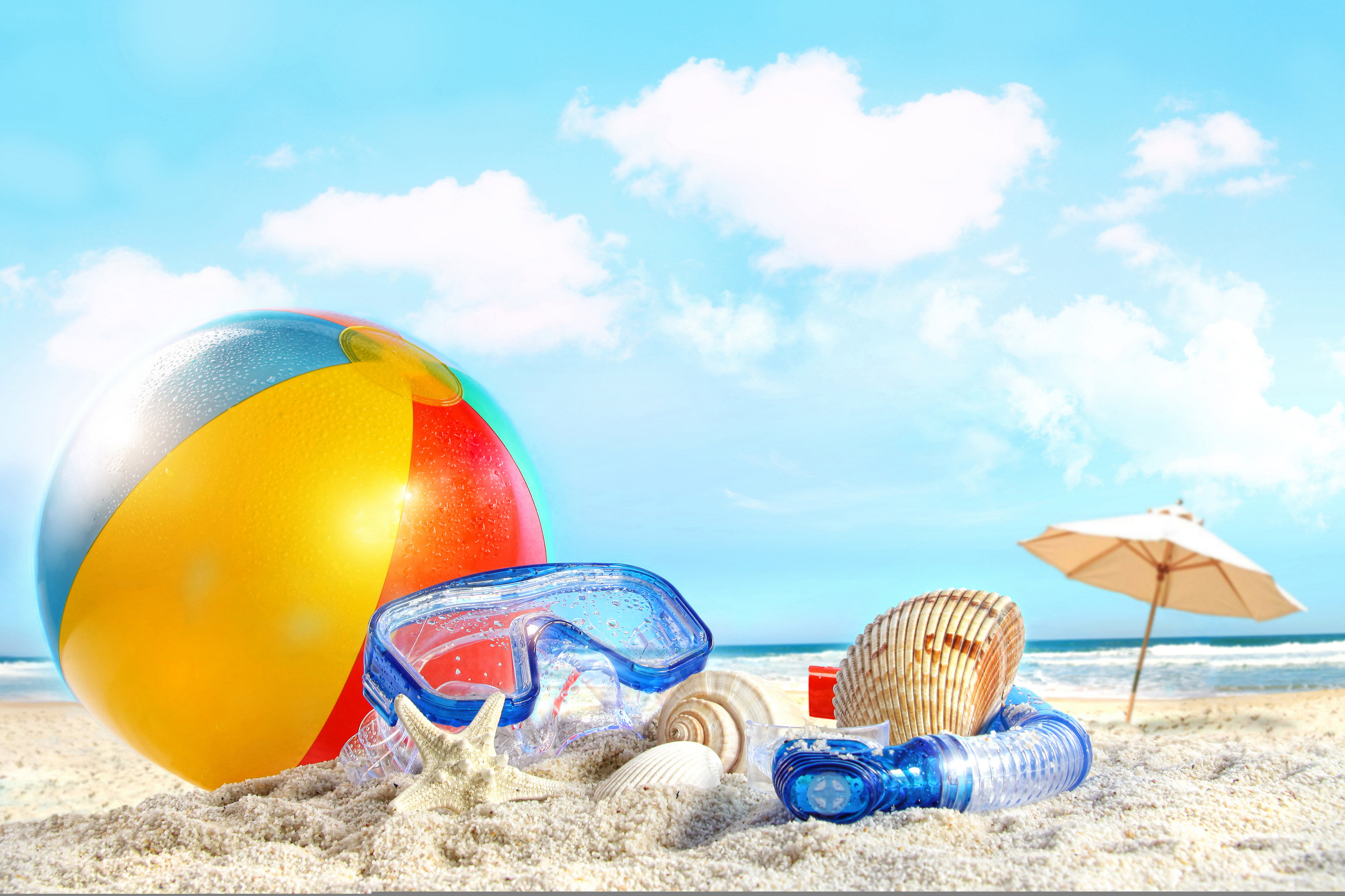 Laden Sie das Sommer, Ball, Muschel, Fotografie, Feiertag-Bild kostenlos auf Ihren PC-Desktop herunter