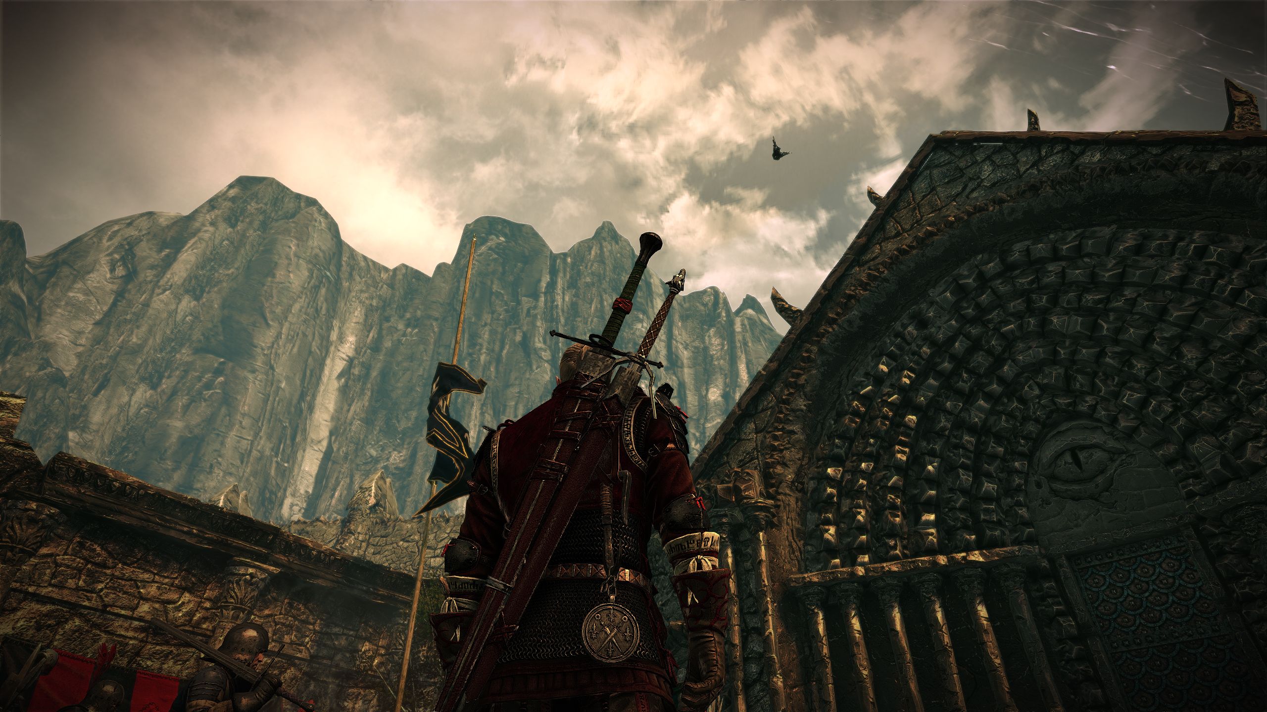 Laden Sie das Computerspiele, Der Hexer, The Witcher 2: Assassins Of Kings, Geralt Von Riva-Bild kostenlos auf Ihren PC-Desktop herunter