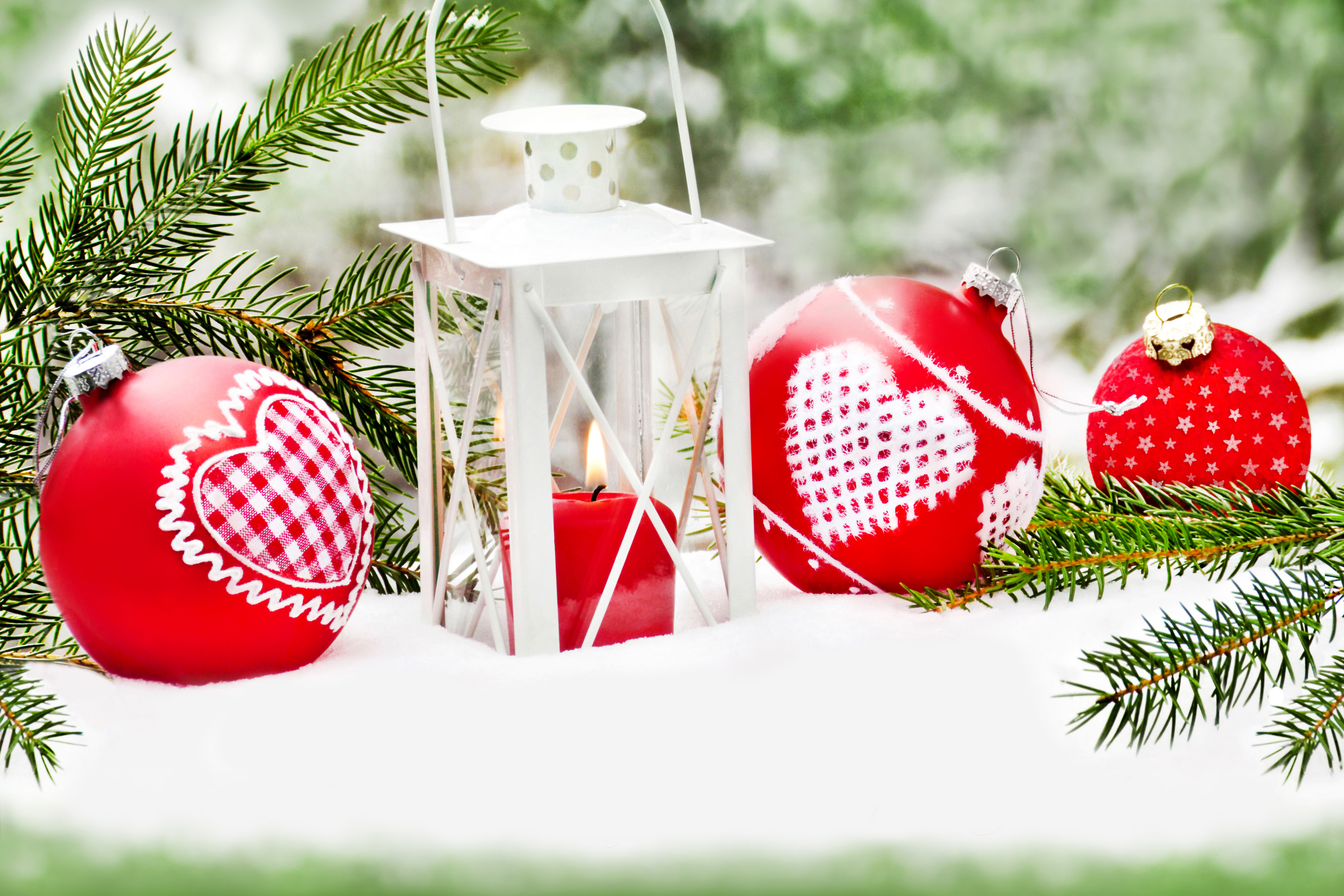 Download mobile wallpaper Christmas, Holiday, Candle, Christmas Ornaments for free.