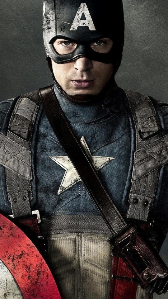 Download mobile wallpaper Captain America, Chris Evans, Movie, Superhero, Captain America: The First Avenger for free.