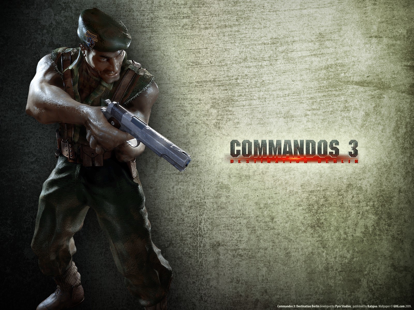 Laden Sie Commandos 3: Destination Berlin HD-Desktop-Hintergründe herunter