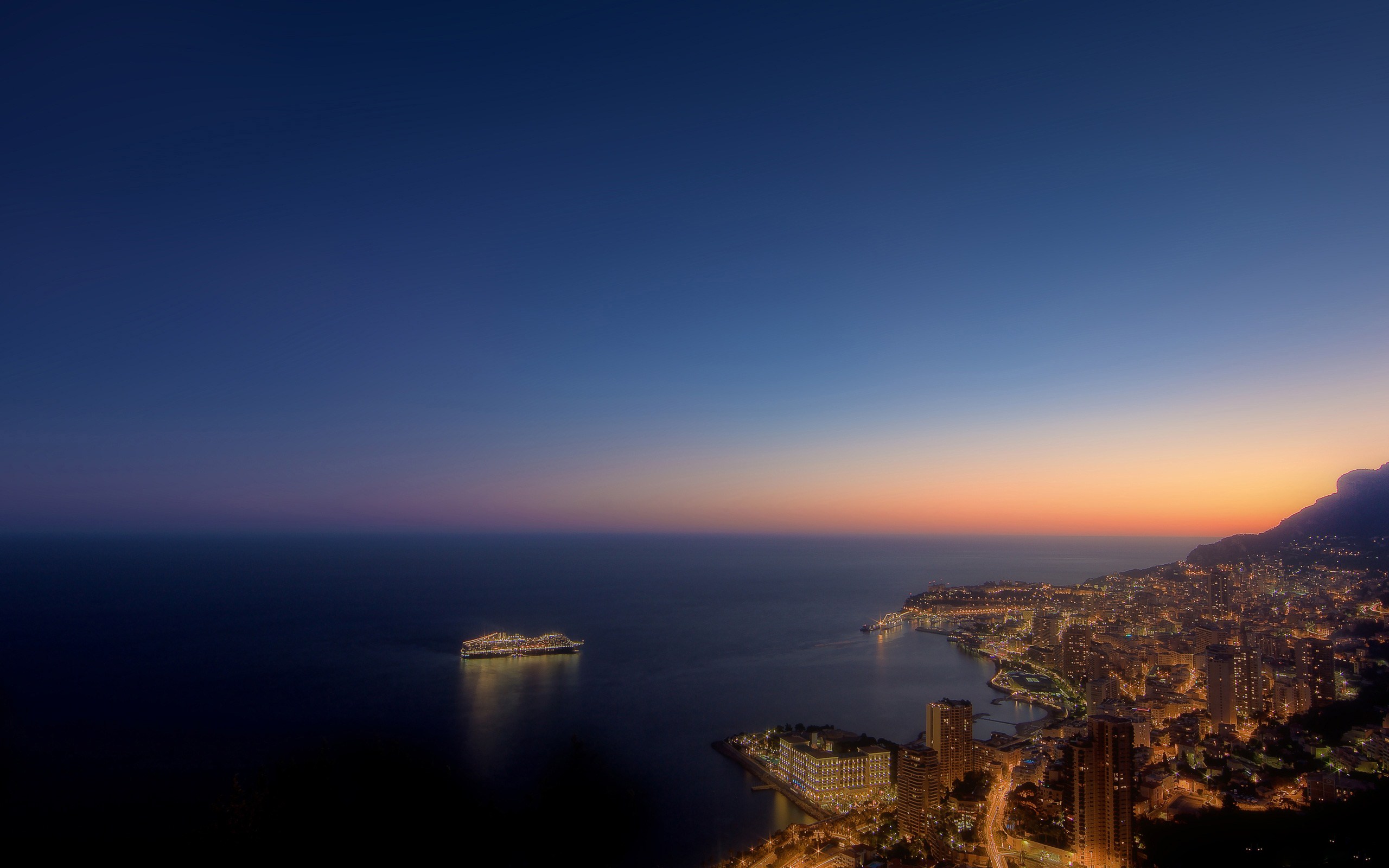 Download mobile wallpaper Monaco, Cities, Man Made, Ocean, City, Landscape for free.