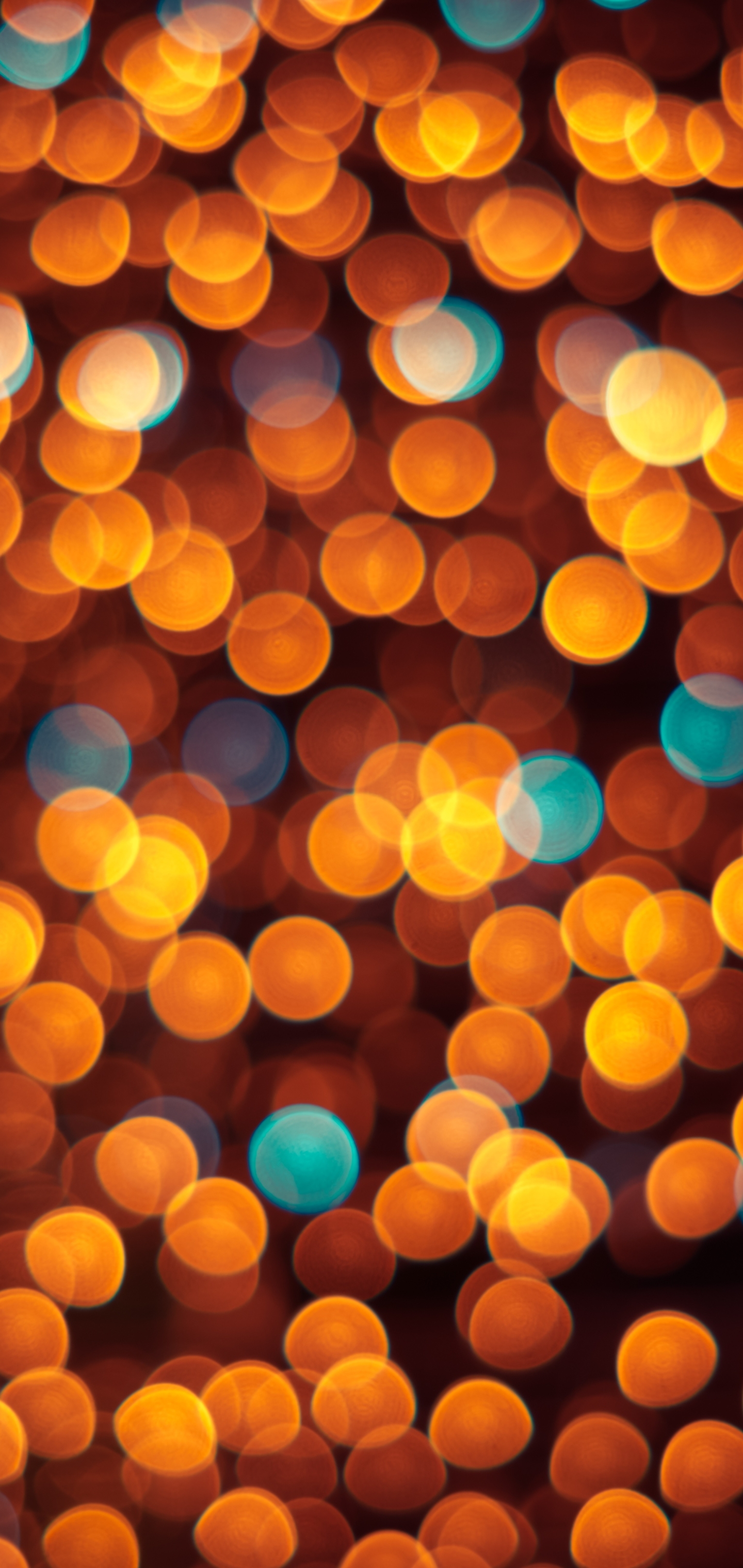 Download mobile wallpaper Light, Bokeh, Artistic, Orange (Color) for free.