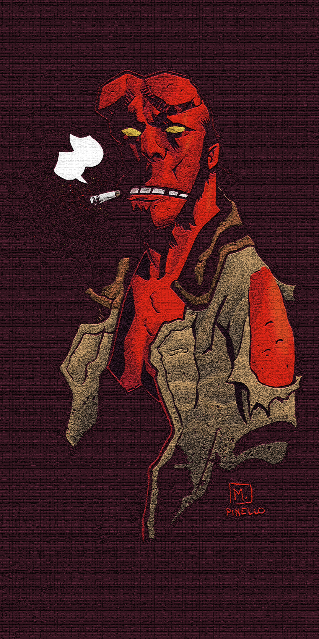 Téléchargez des papiers peints mobile Bande Dessinées, Hellboy gratuitement.