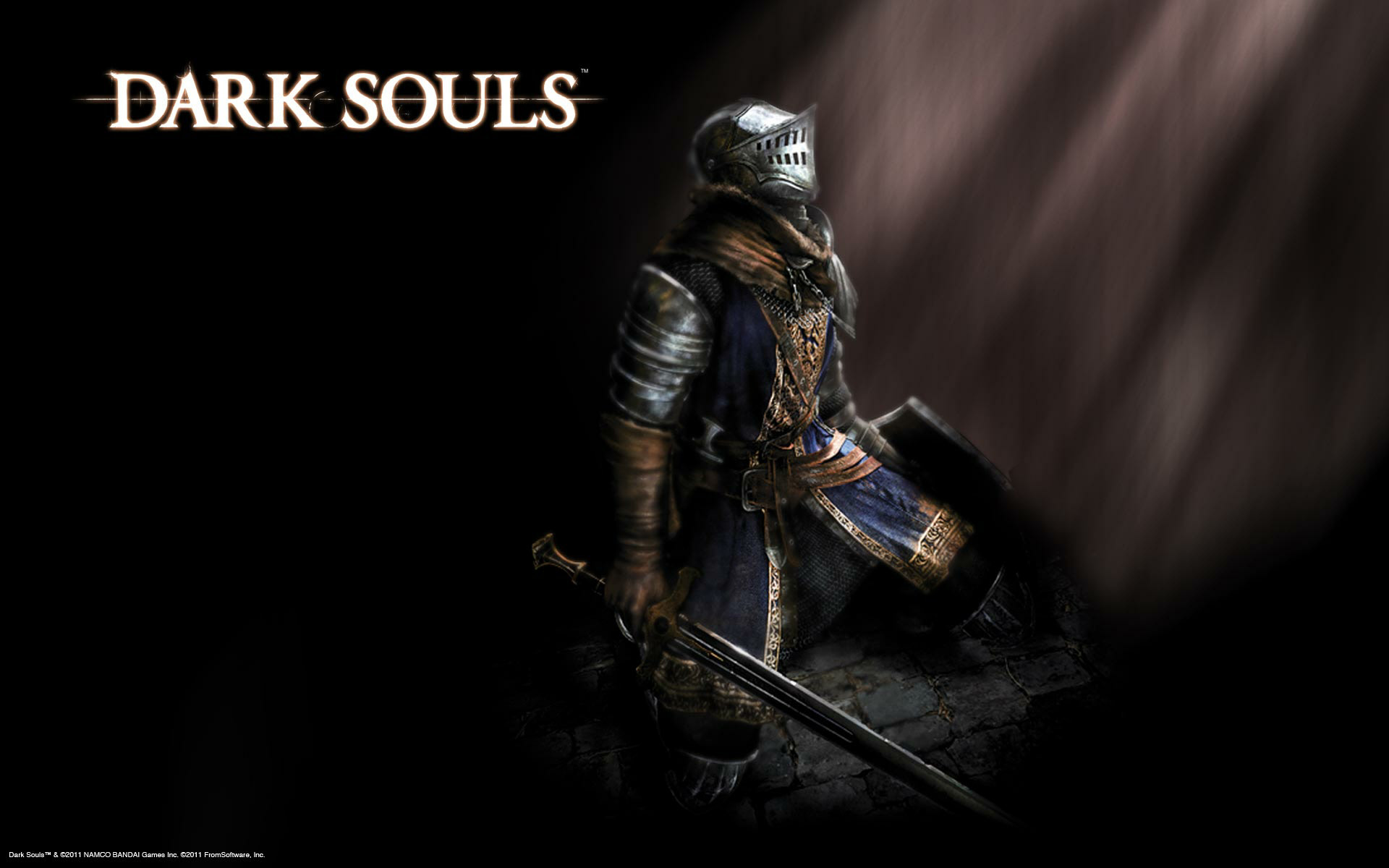 Handy-Wallpaper Dark Souls, Rüstung, Krieger, Computerspiele kostenlos herunterladen.