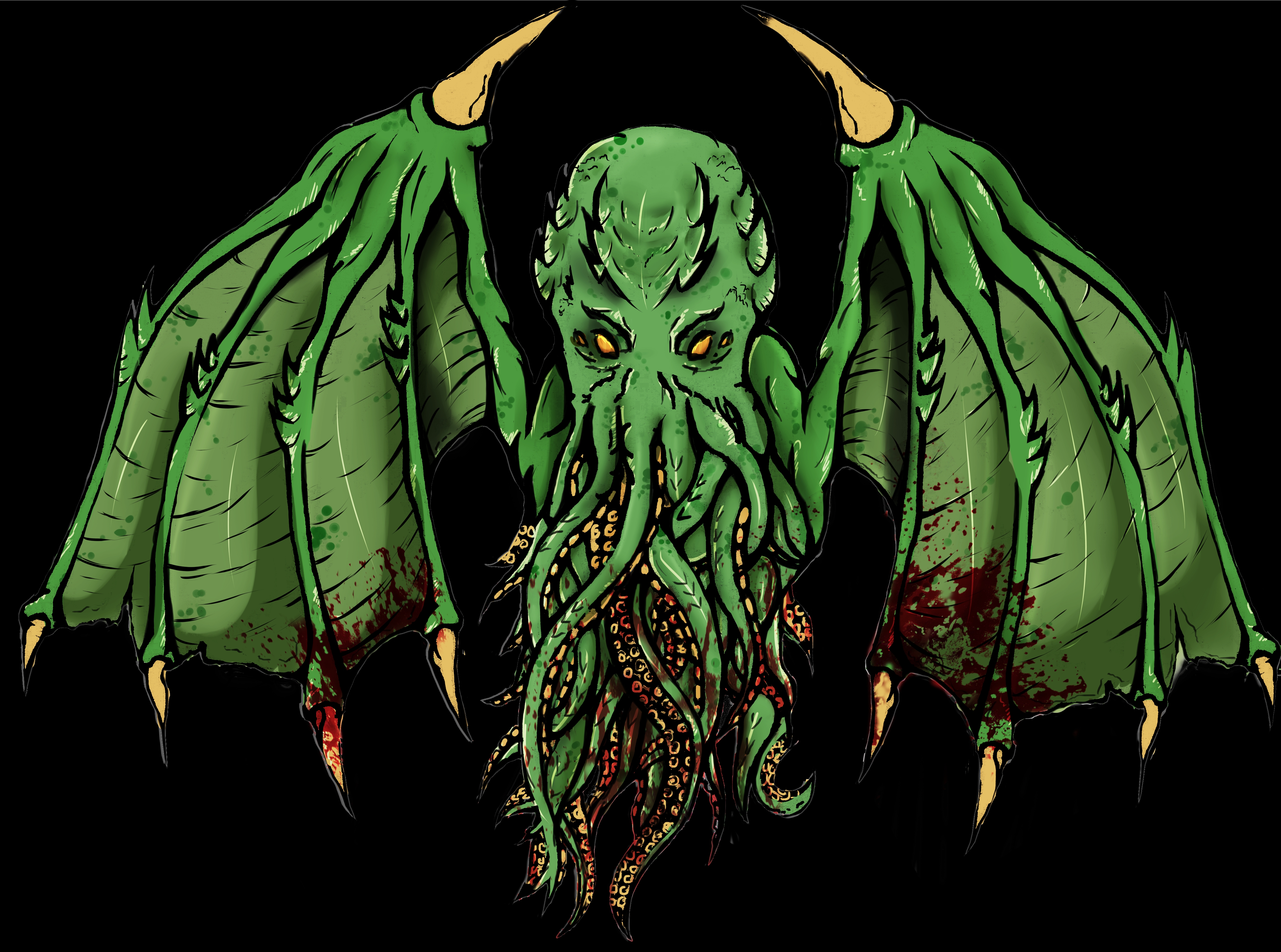 Download mobile wallpaper Fantasy, Cthulhu for free.