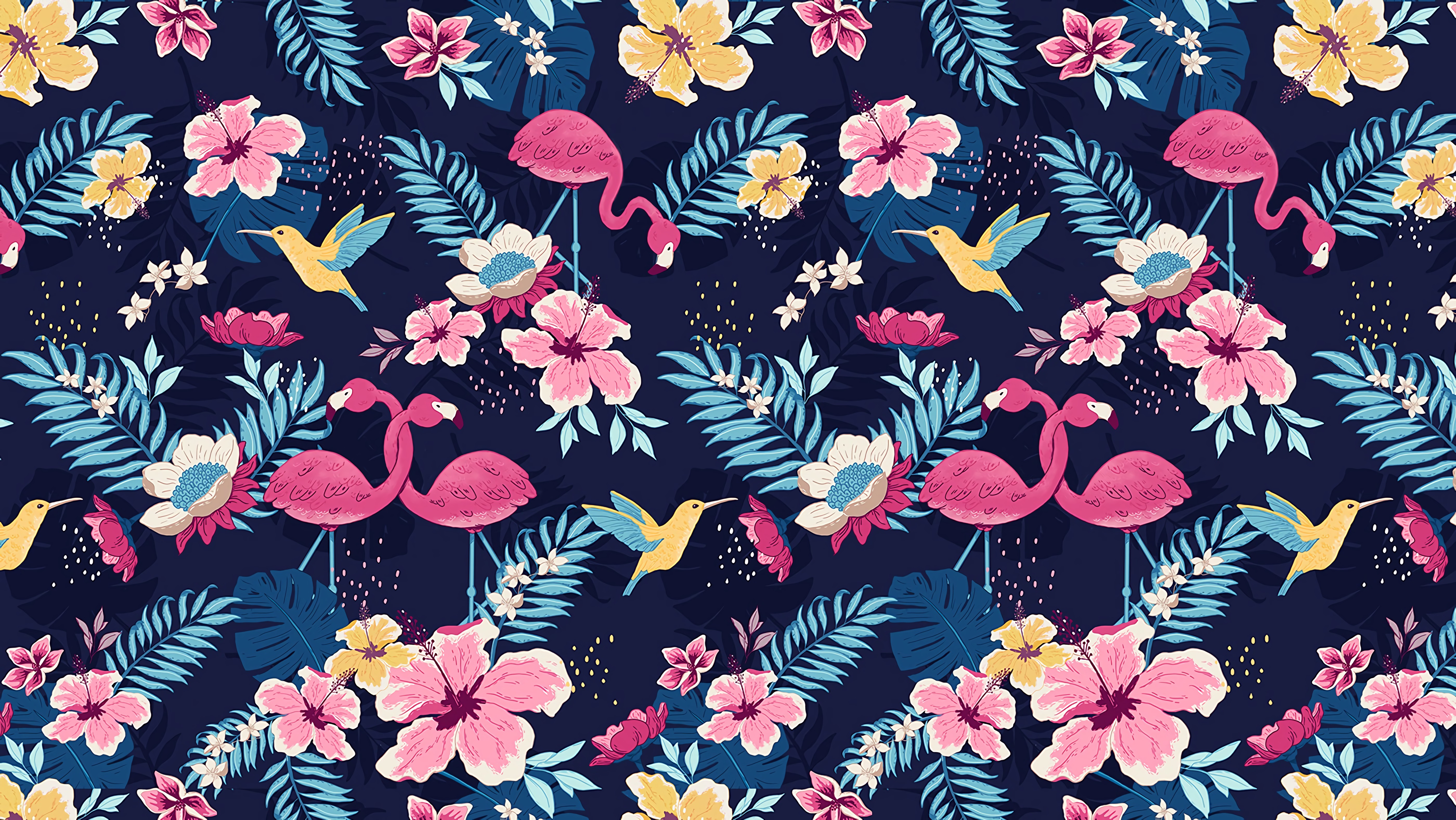 Free download wallpaper Flowers, Birds, Texture, Art, Pattern, Textures on your PC desktop