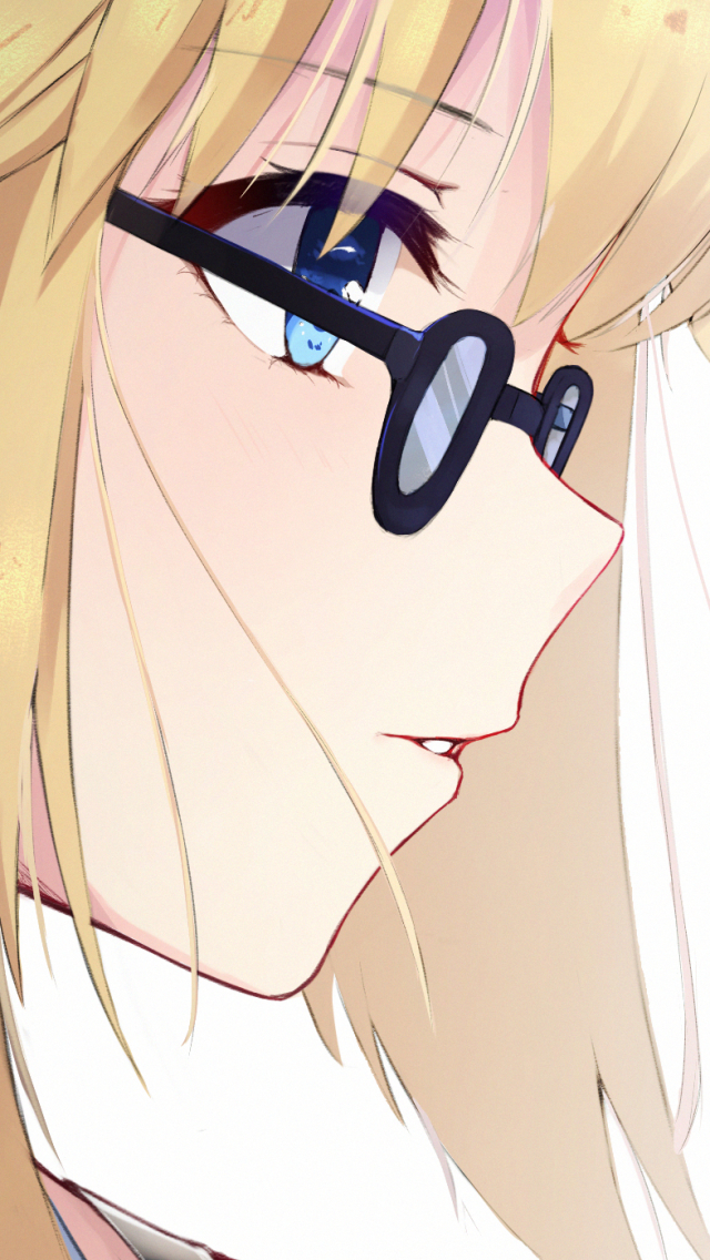 Handy-Wallpaper Glas, Blond, Blaue Augen, Blondinen, Animes, Fate/grand Order, Jeanne D'arc (Fate Serie), Herrscher (Schicksal/apokryphen), Schicksalsserie kostenlos herunterladen.