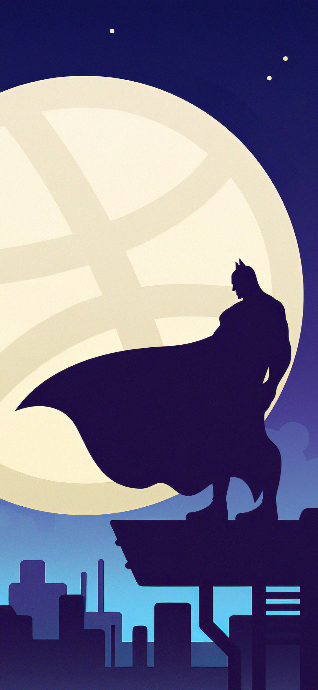 Handy-Wallpaper Batman, Mond, Comics, The Batman, Dc Comics kostenlos herunterladen.