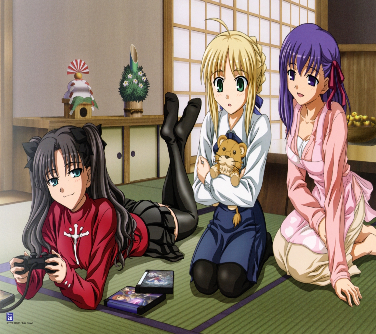 Baixe gratuitamente a imagem Anime, Saber (Série Destino), Rin Tohsaka, Sakura Matou, Destino/estadia Noite na área de trabalho do seu PC