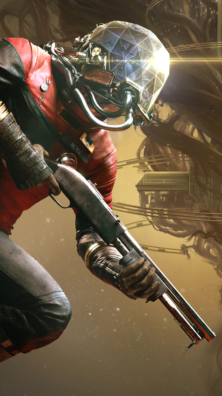 Download mobile wallpaper Sci Fi, Video Game, Gun, Prey (Video Game), Prey (2017) for free.